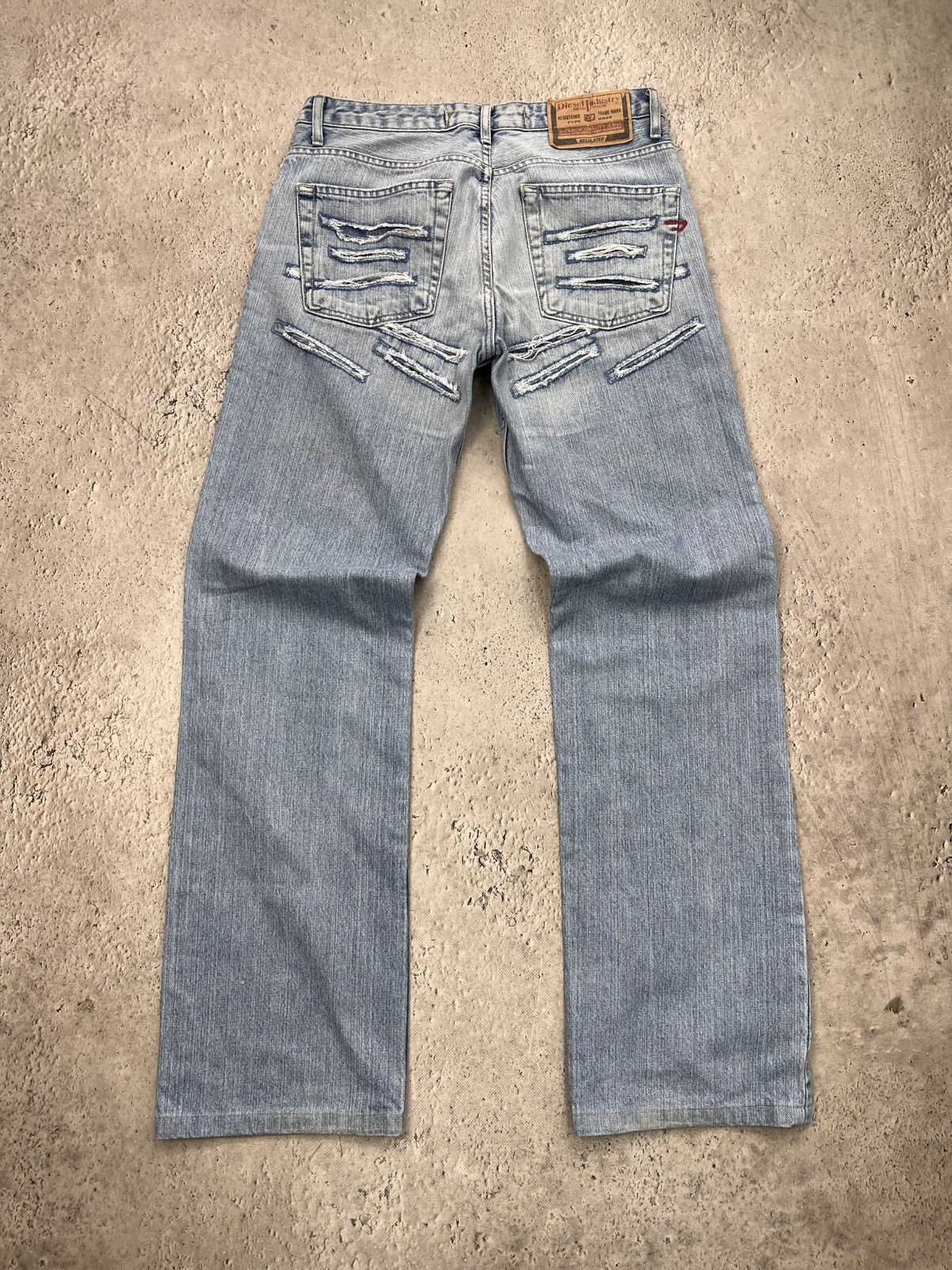 Diesel × Japanese Brand Y2K Vintage Streetwear DIESel Cargo Baggy Jeans sh Size US 32 / EU 48 - 14 Thumbnail