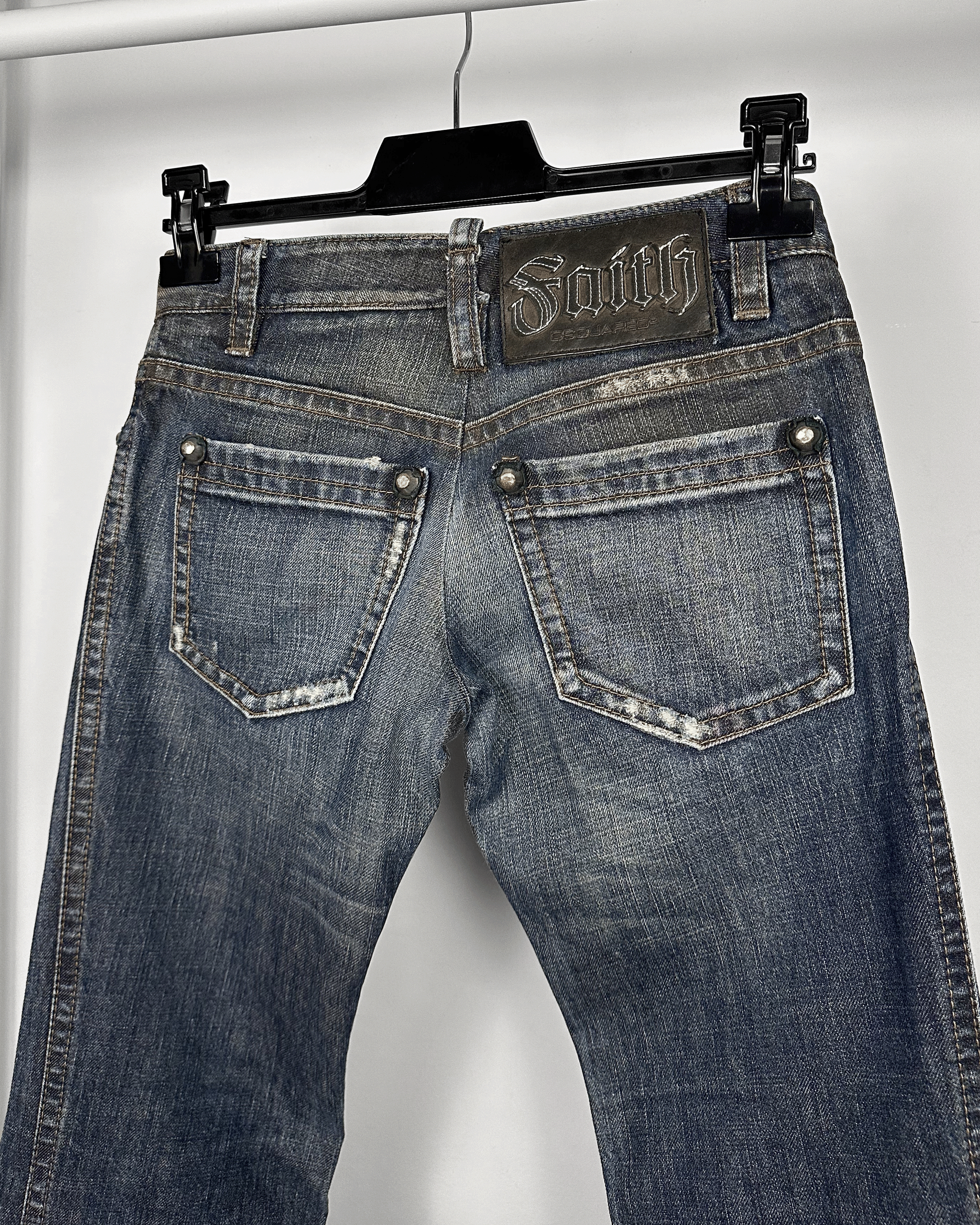 Dsquared2 Dsquared2 Faith Reconstructed Flared Jeans Size US 28 / EU 44 - 6 Thumbnail