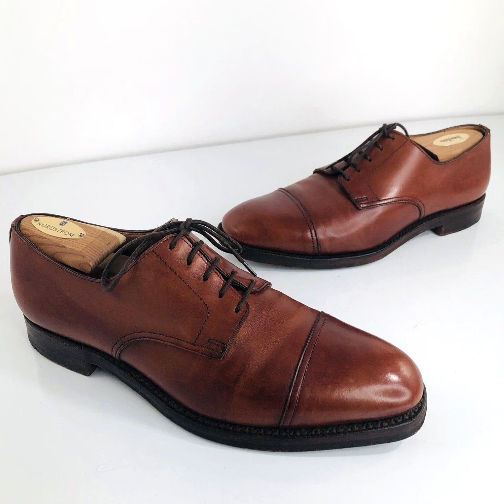 Brooks PEAL & CO. England BROOKS BROTHERS Oxford - 8E Brown Mens Dress Size ONE SIZE - 2 Thumbnail