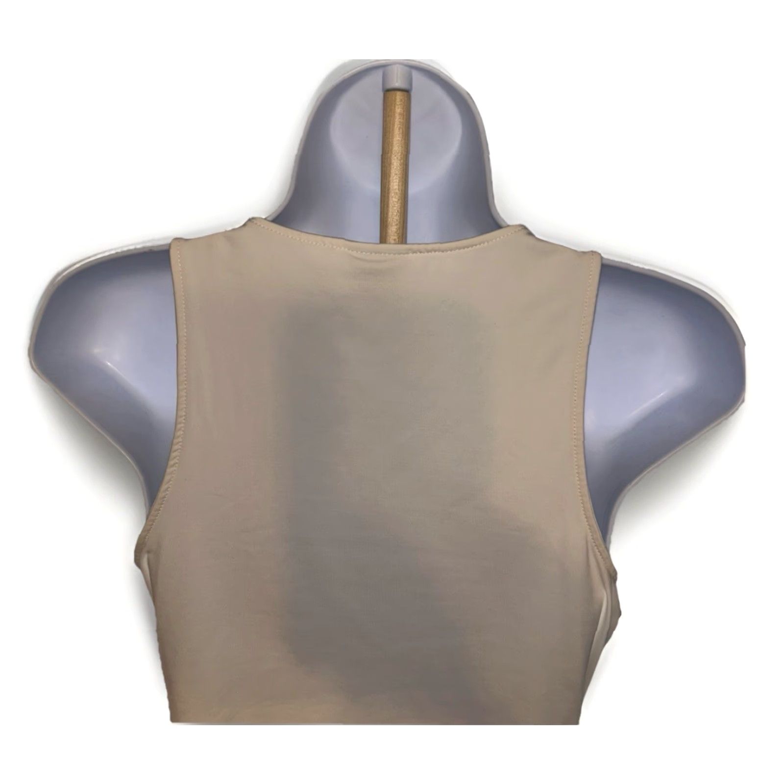 Worthington Worthington sleeveless Top Shirt Blouse Women M Tan Crew Neck Light Summer Casual Vintage: No, Sleeveless, Knit, Regular Fit Size M / US 6-8 / IT 42-44 - 6 Thumbnail