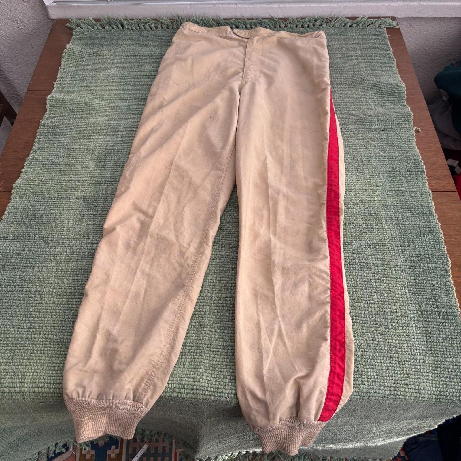 Vintage 1940s era vintage athletic pants red striped size 33x34 Size US 33 - 6 Thumbnail