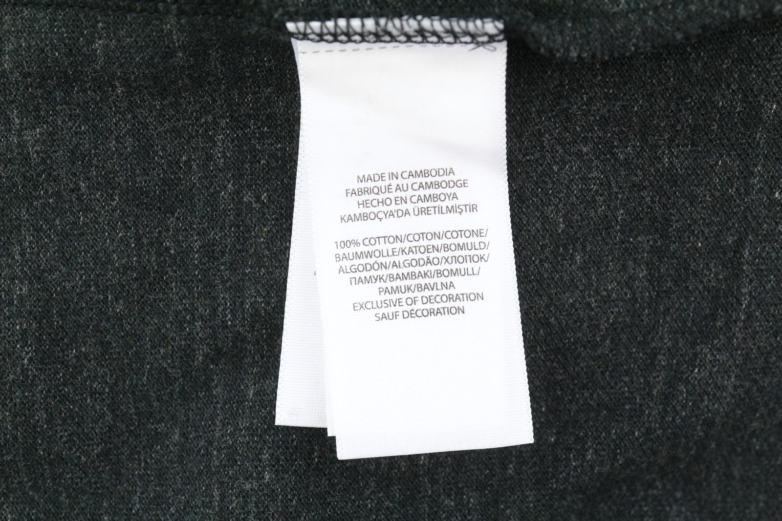 Ralph Lauren CUSTOM SLIM FIT M Black Melange Cotton Logo 87896 Size US M / EU 48-50 / 2 - 10 Thumbnail