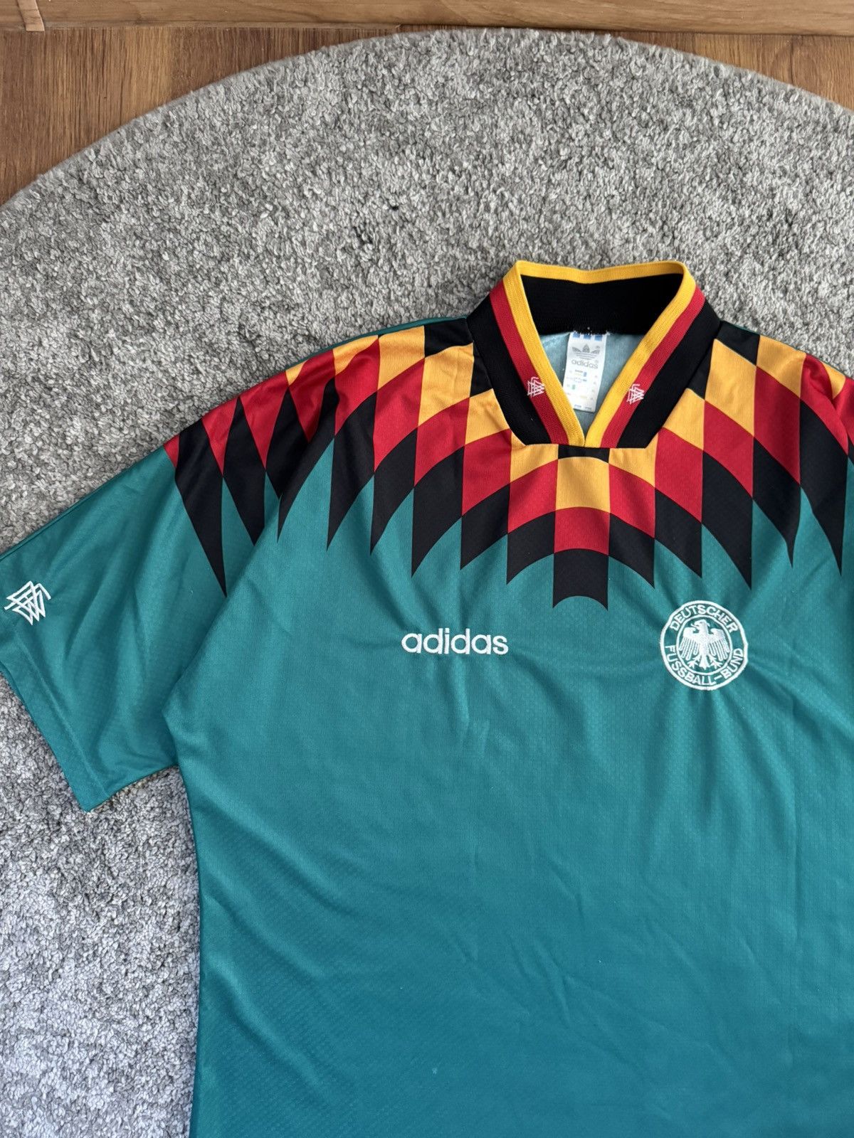 Adidas Germany jersey 1994-1996 vintage shirt Size US XL / EU 56 / 4 - 2 Thumbnail