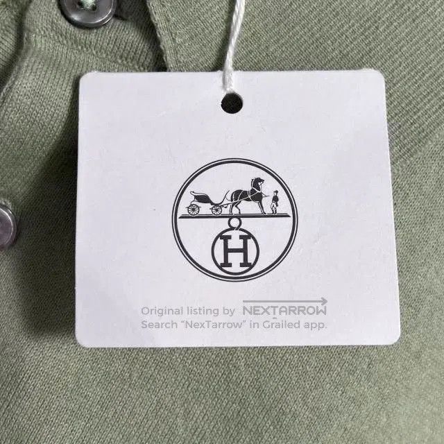 Hermes HERMES Men's Short Sleeve Knitwear. Size US XS / EU 42 / 0 - 4 Thumbnail