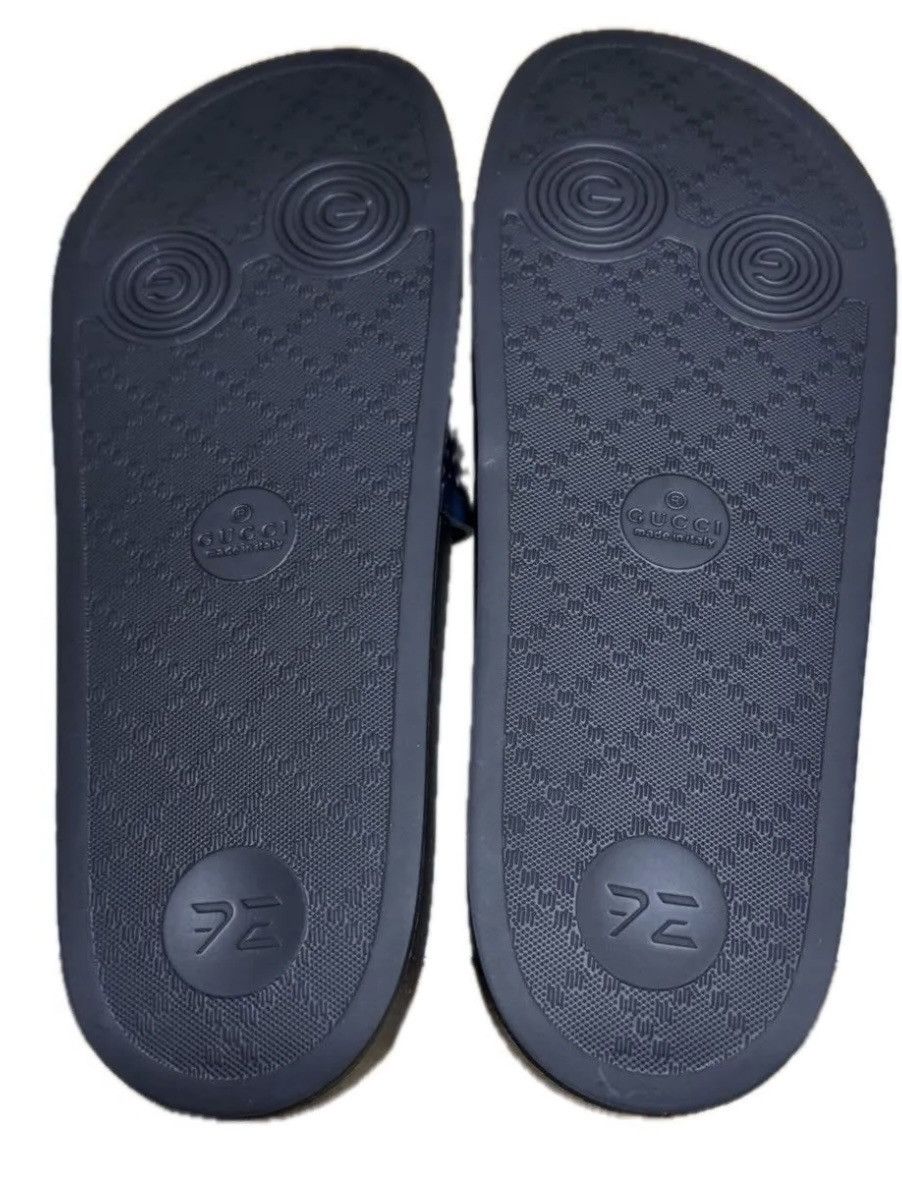 Gucci GUCCI slide sandal GUCCY SEGA black blue NEW size 9 Size US 9 / EU 42 - 3 Thumbnail