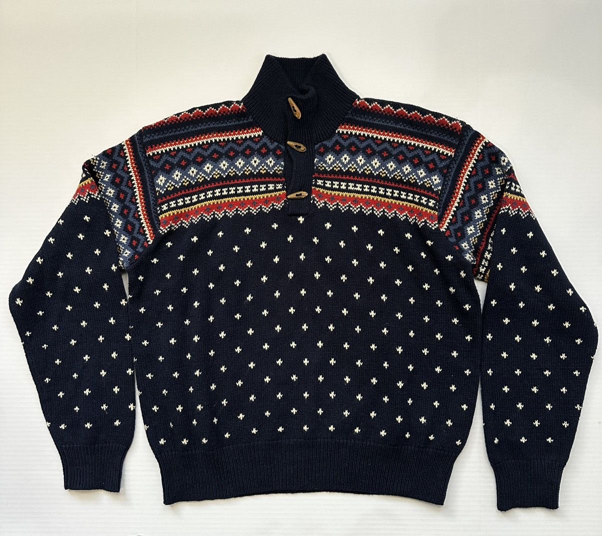 Polo Ralph Lauren Vintage Polo Ralph Lauren Nordic Fair Isle Sweater XL Size US XL / EU 56 / 4 - 1 Thumbnail
