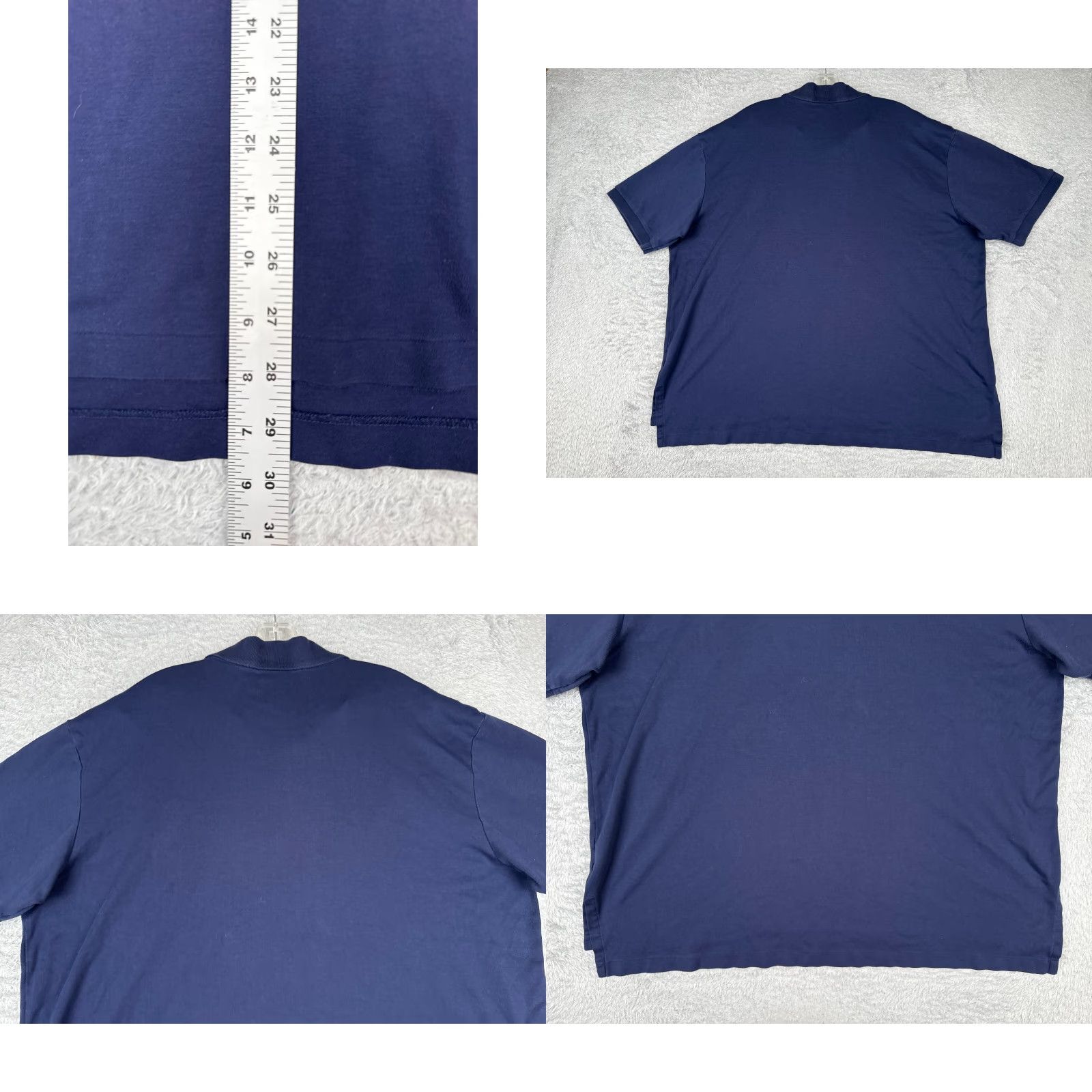 Ralph Lauren VINTAGE Ralph Lauren Polo Shirt Adult 2XL Blue 100% Cotton Jersey Short Sleeve Polo Shirt Regular Mens Size US XXL / EU 58 / 5 - 9 Thumbnail