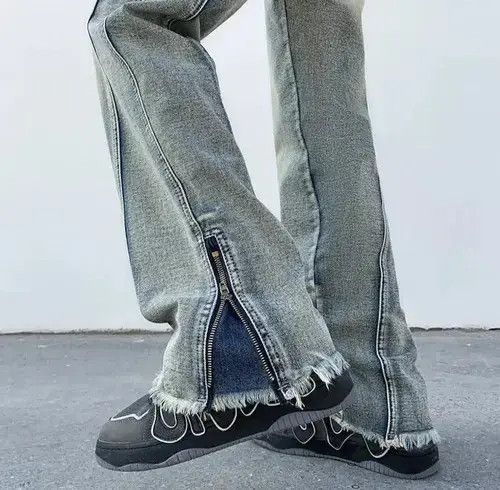 Designer × Japanese Brand × Vintage New High Street Men Jean Streetwear Size US 29 - 4 Thumbnail