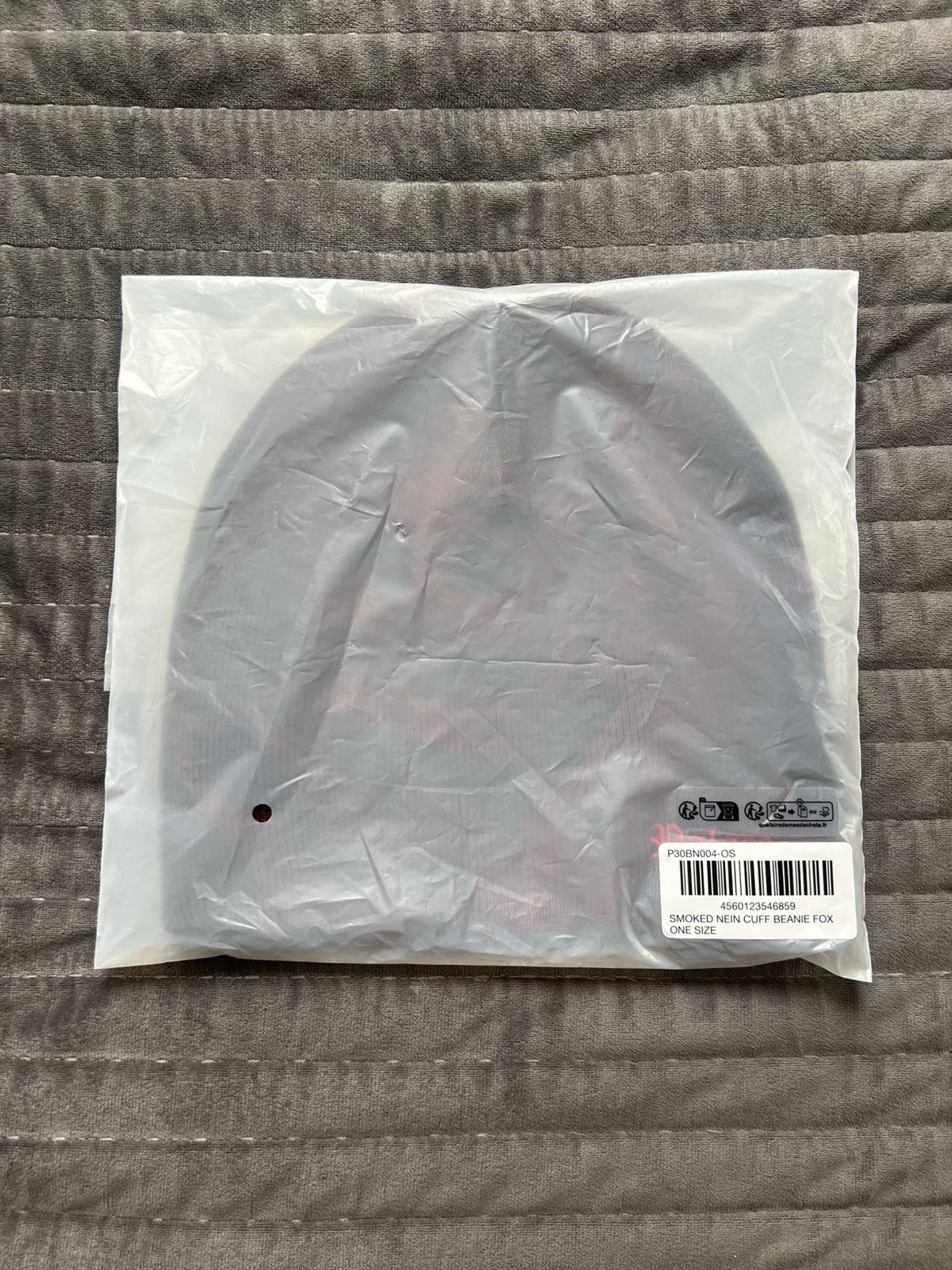 Palace Palace Smoked Nein Cuff Beanie Red Size ONE SIZE - 1 Thumbnail