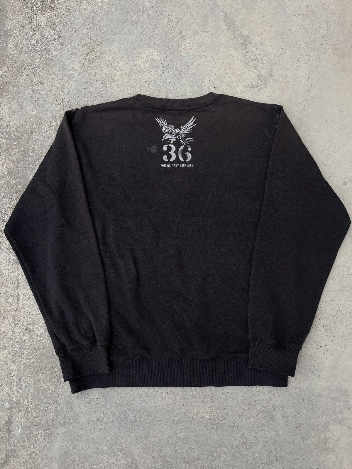 Affliction × Japanese Brand × Vintage Japanese Poem Sukajan Phoenix Bird Pullover Sweatshirt Size US L / EU 52-54 / 3 - 3 Thumbnail