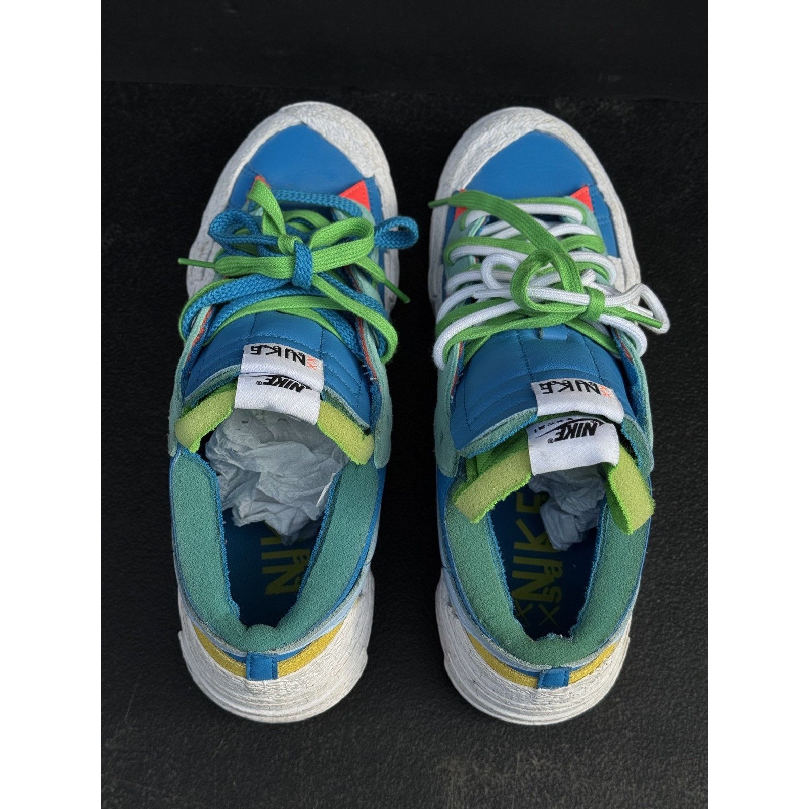 Nike Nike Blazer Low x KAWS x sacai Neptune Blue size 10 no box Size US 10 / EU 43 - 6 Thumbnail