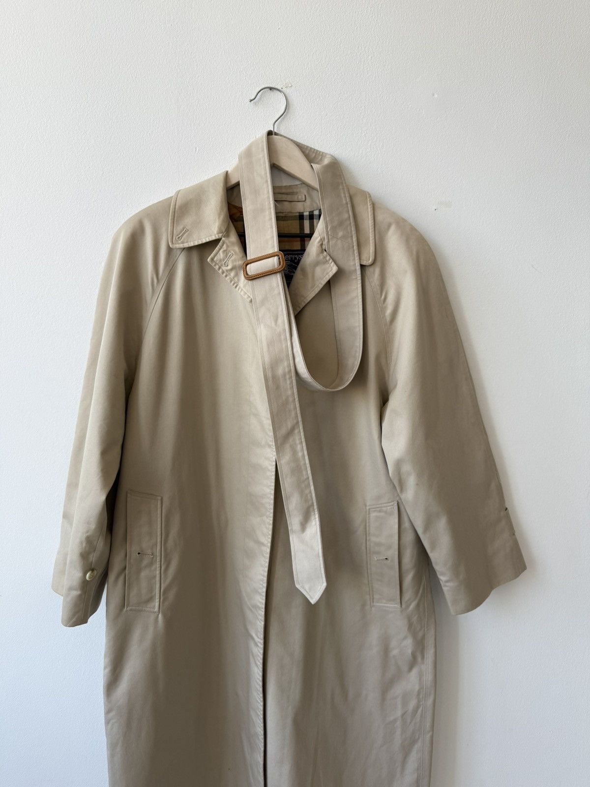 Burberry Burberry Vintage Beige Trench Coat Size XL / US 12-14 / IT 48-50 - 4 Thumbnail