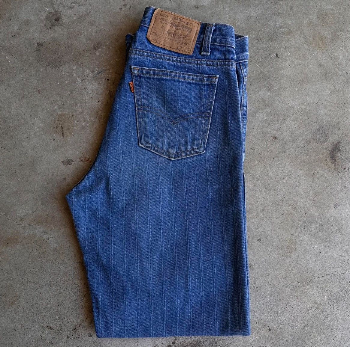 Levi's rare Pin Stripe, Orange Tab Levi’s’ Size US 29 - 1 Thumbnail