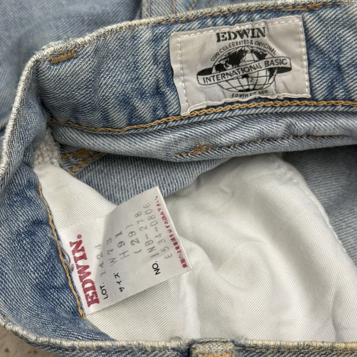 Edwin Vintage 90’s Edwin Lot 1424 White Tab Denim Pants Size US 29 - 16 Thumbnail