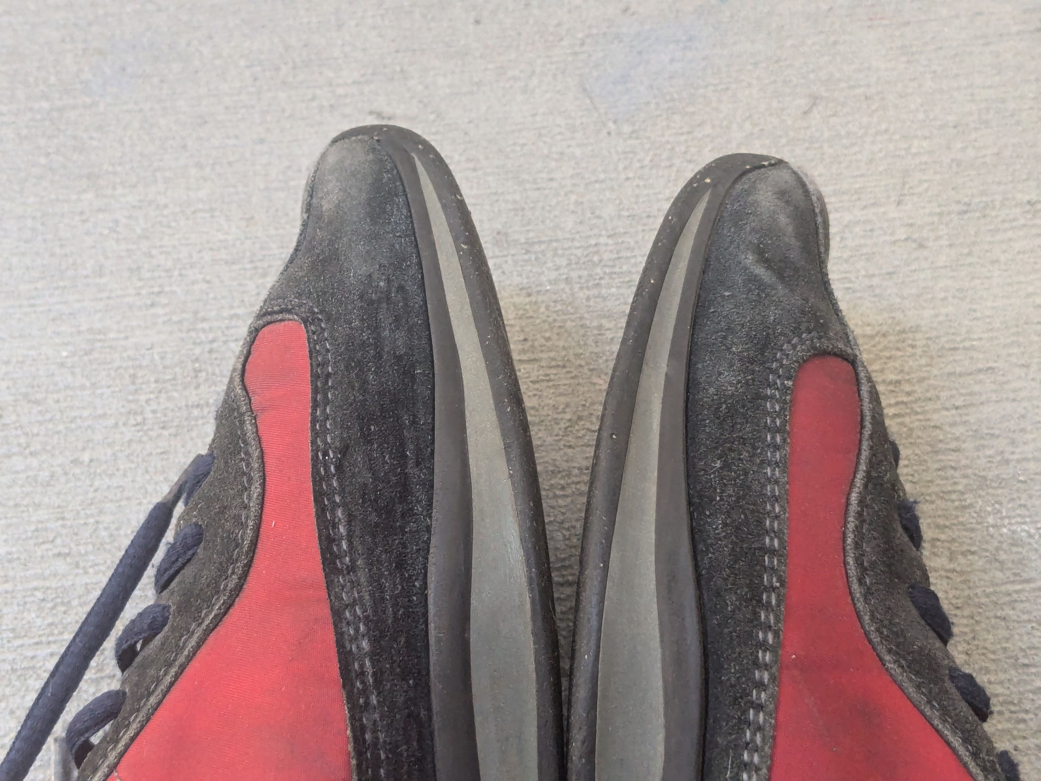 Prada Prada Sneakers Red Navy Blue Suede 10 Low Tops Y2K Red Size US 10 / EU 43 - 8 Thumbnail