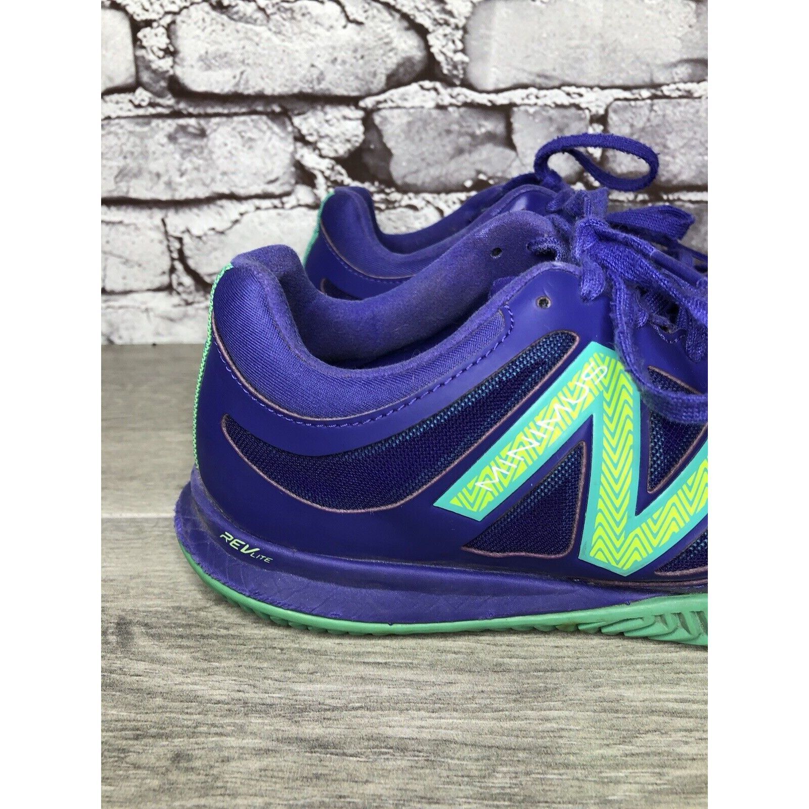 New Balance New Balance WC60PT1 60 Purple Green Lace Up Running Shoes Wo Size US 10 / IT 40 - 18 Thumbnail