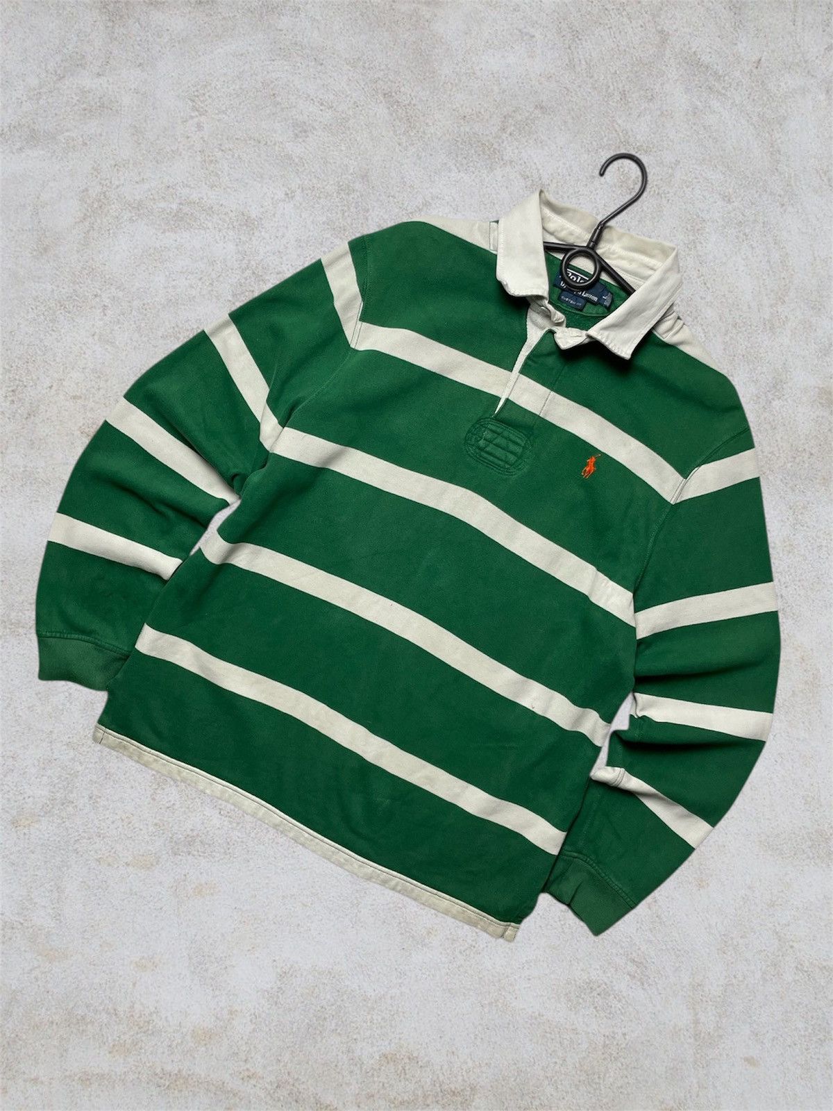 Polo Ralph Lauren Polo Ralph Lauren vintage long sleeve rugby shirt size L Size US L / EU 52-54 / 3 - 1 Thumbnail