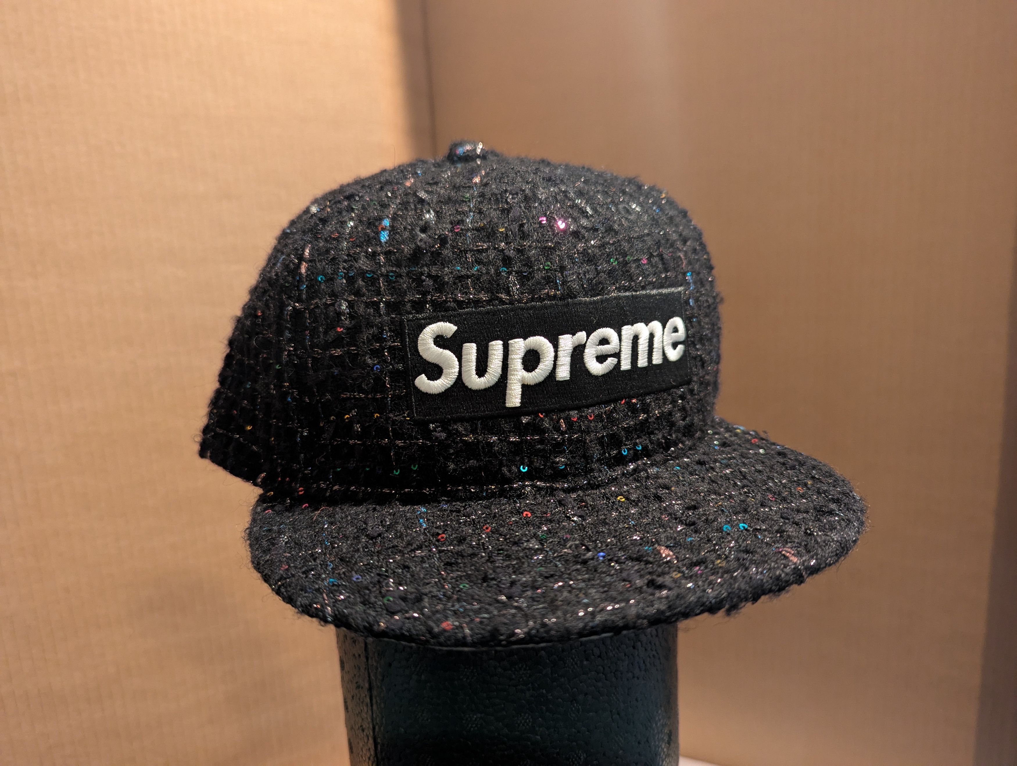 Supreme Supreme Bouclé Box Logo New Era 59FIFTY Size ONE SIZE - 1 Thumbnail