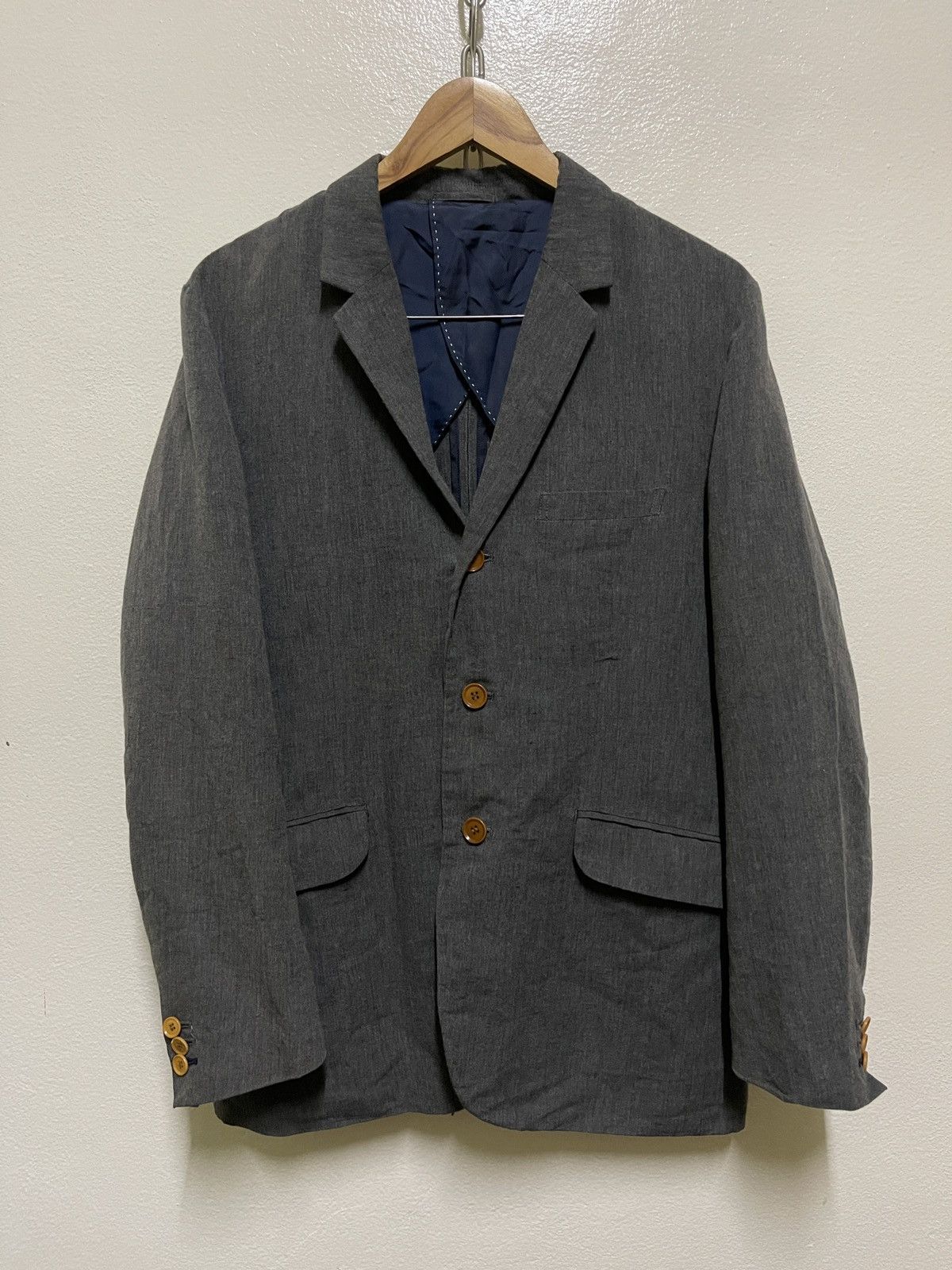 STILL BY HAND Still By Hand Blazer Linen Japan Size 50S - 1 Thumbnail