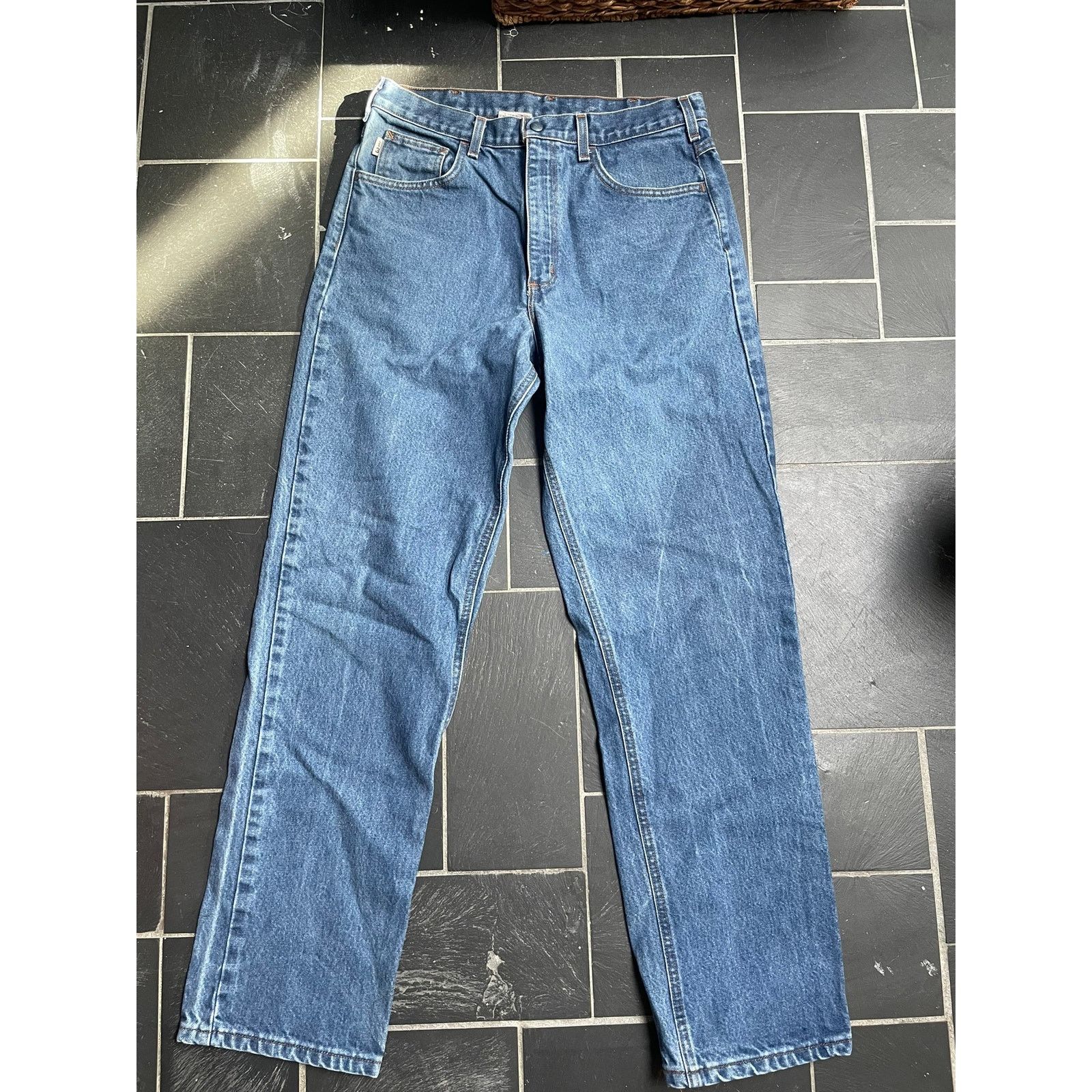 Carhartt Carhartt FR Worker Jeans HRC 3 Heat Resistant Size 33 x 34 Size US 33 - 1 Thumbnail