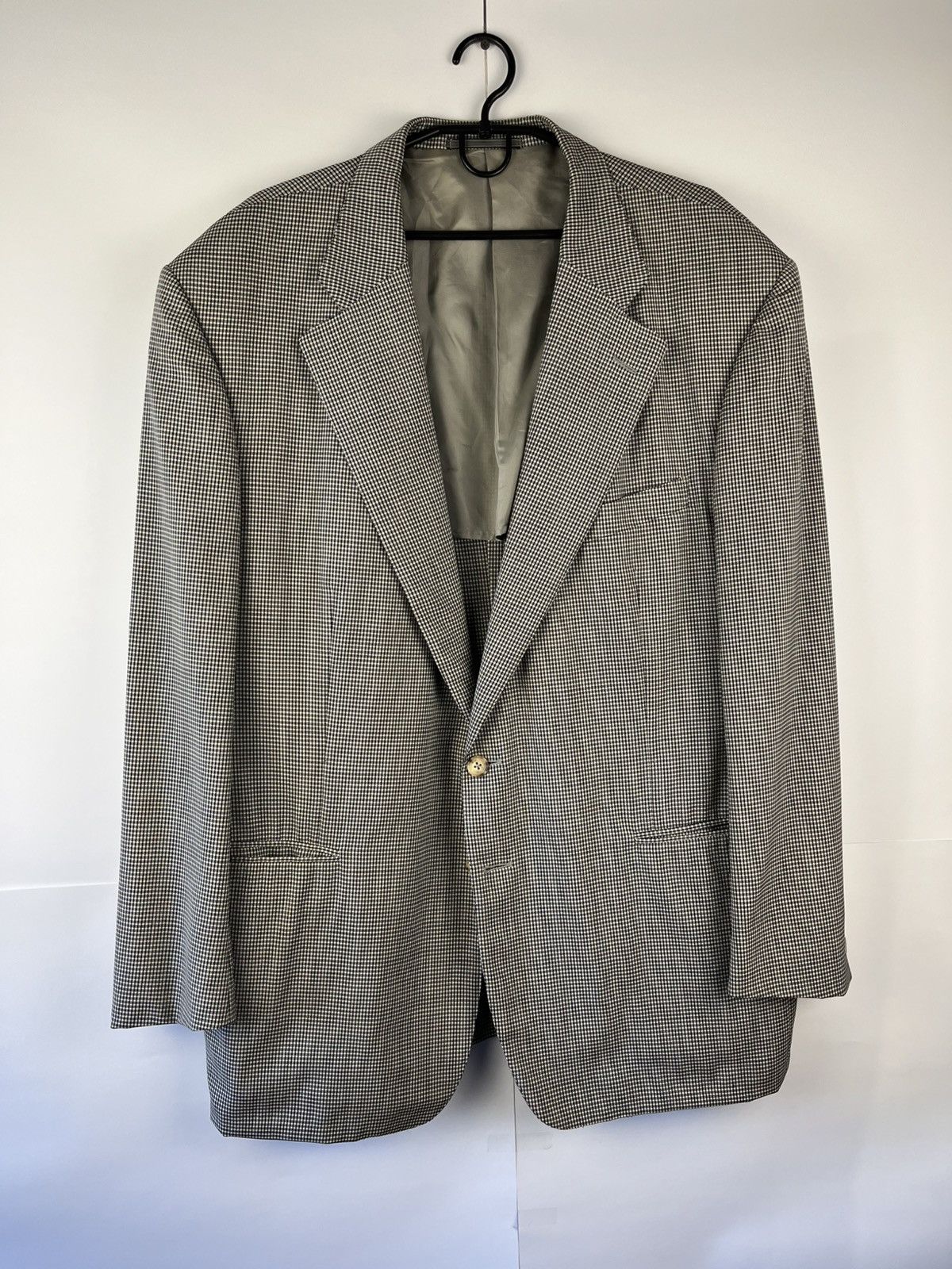 Ermenegildo Zegna Ermenegildo Zegna VIntage Wool Plaid Blazer Jacket Size 46R - 1 Thumbnail