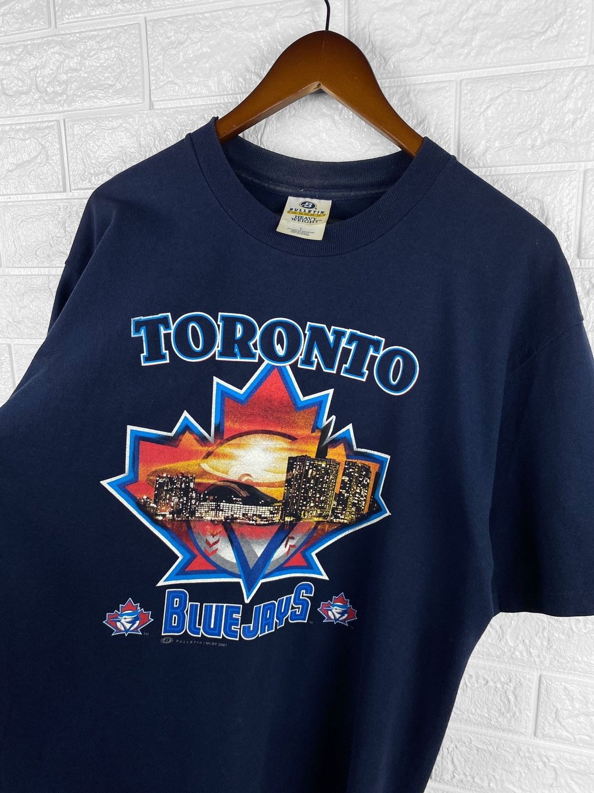 MLB Vintage 2001 Toronto Blue Jays MLB T-Shirt Size US L / EU 52-54 / 3 - 5 Thumbnail