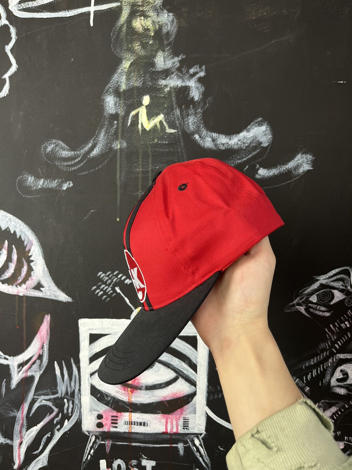 Adidas Vintage 90s Adidas FCK 1 Kaiserslautern Soccer Football Hat Size ONE SIZE - 5 Thumbnail