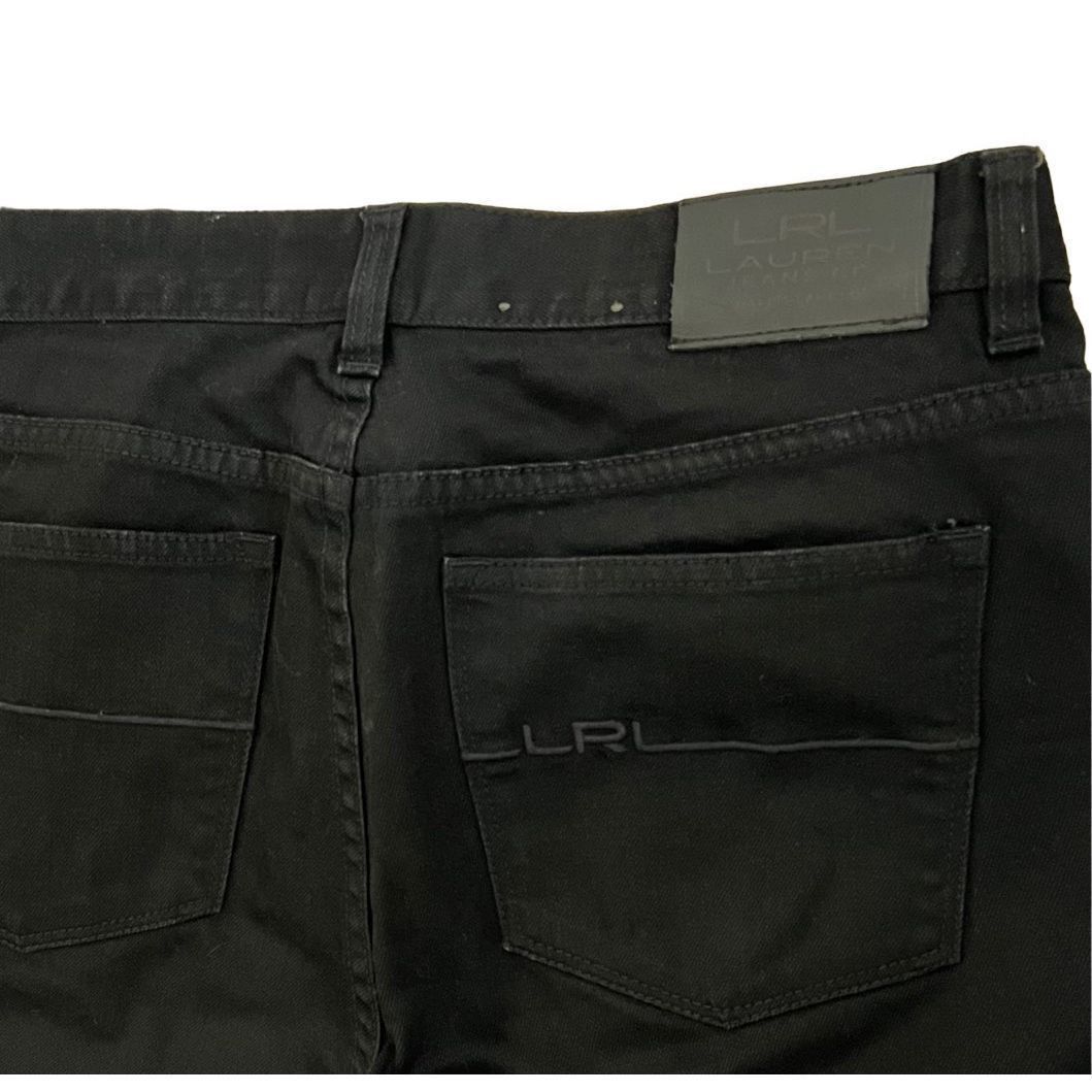 Lauren Ralph Lauren LRL Lauren Ralph Lauren Black Denim Straight Leg size 10 Size 32" / US 10 / IT 46 - 6 Thumbnail