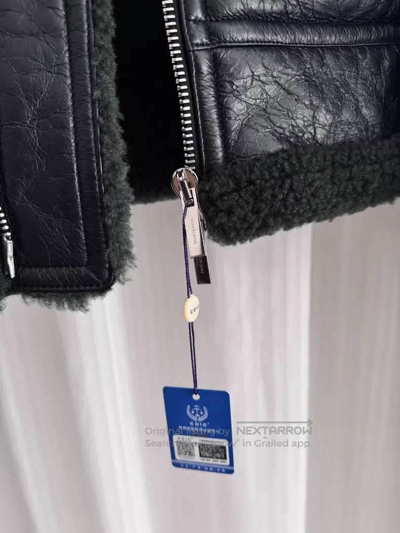 Dior Dior Leather and Fur Integrated Fur Coat Size US S / EU 44-46 / 1 - 4 Thumbnail