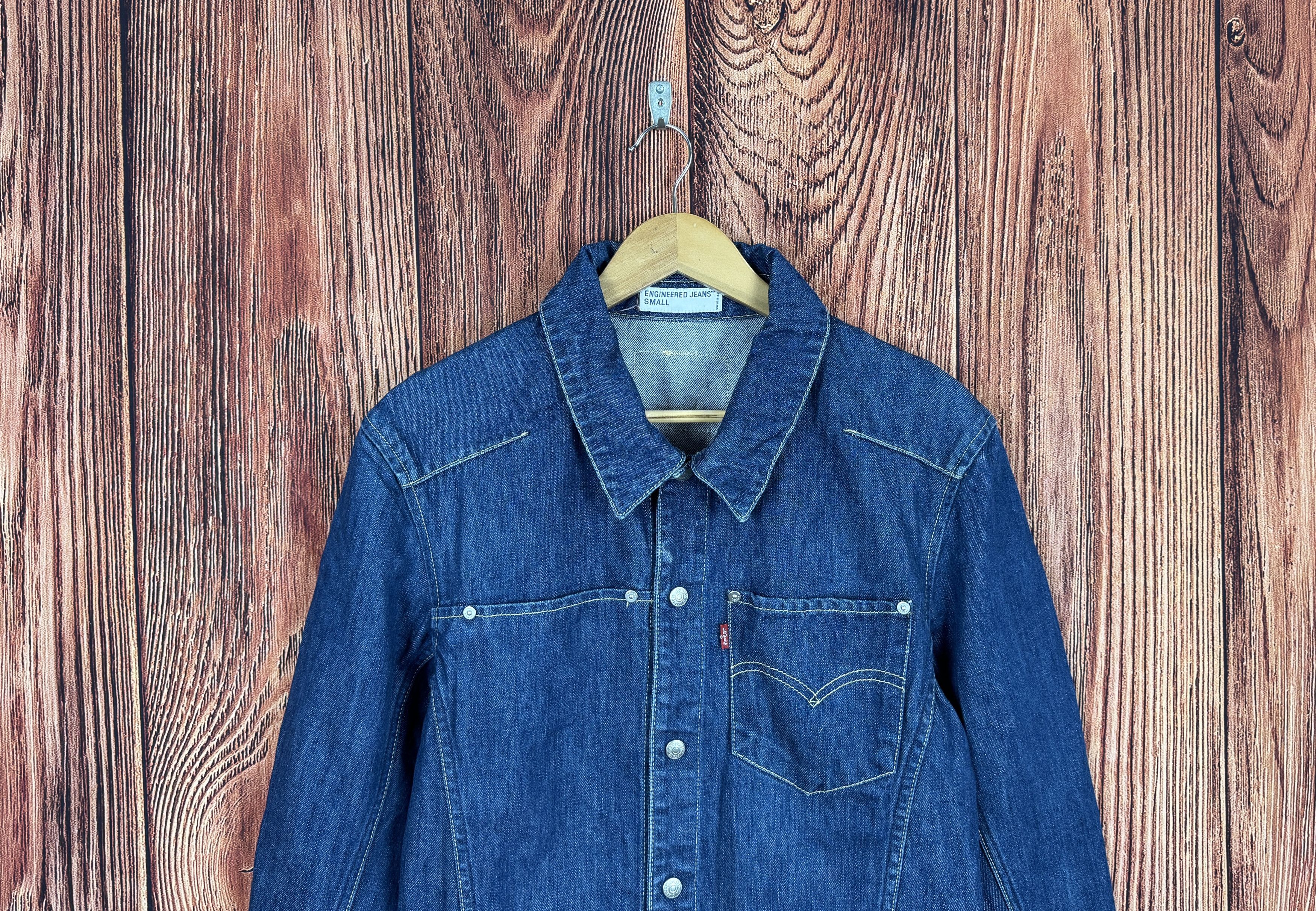 Levi's Vintage 90s Levis Engineered Denim Jacket Deadstock Size US S / EU 44-46 / 1 - 4 Thumbnail