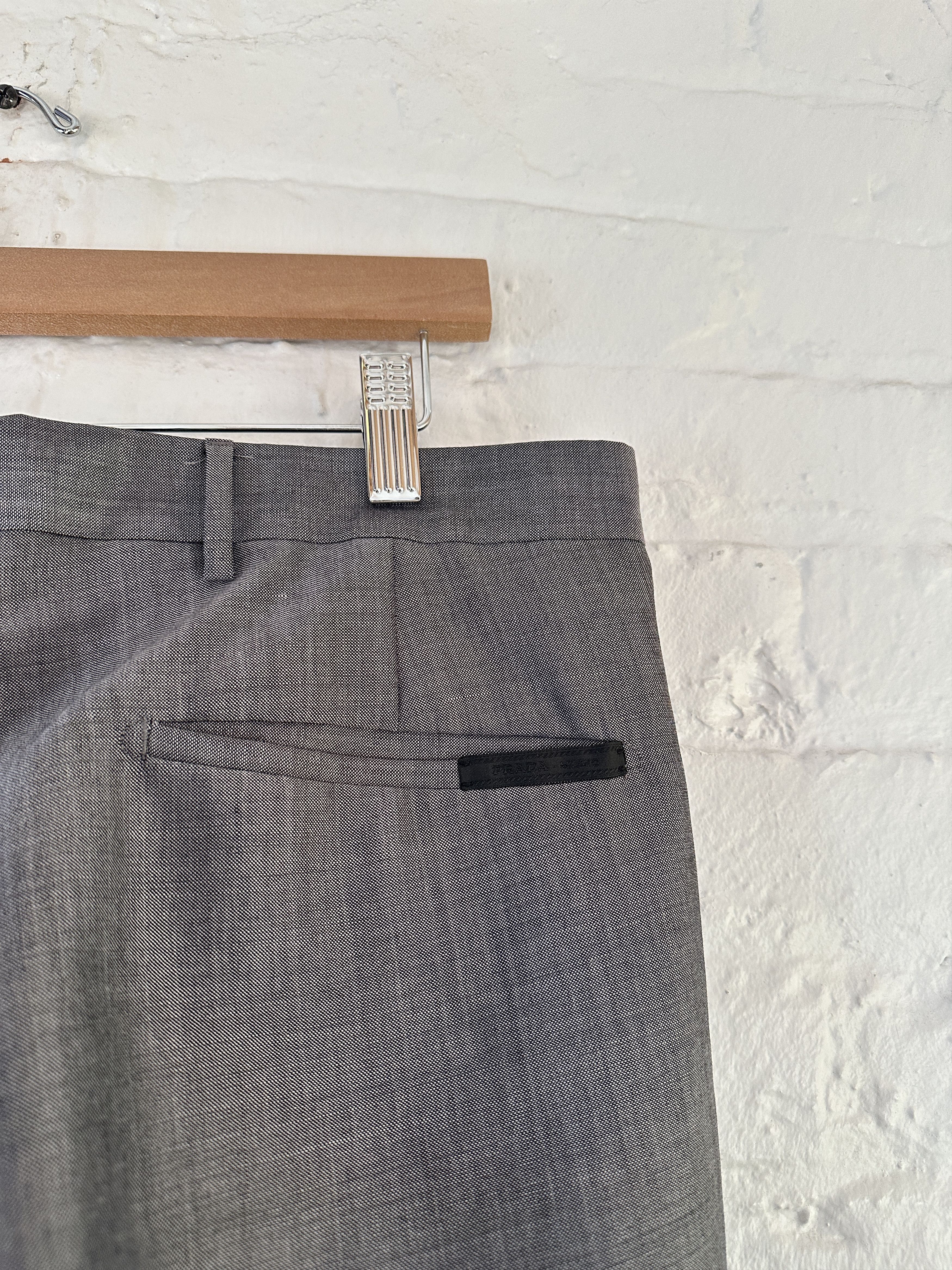 Prada Prada Mohair/Wool Trousers Size US 34 / EU 50 - 3 Thumbnail