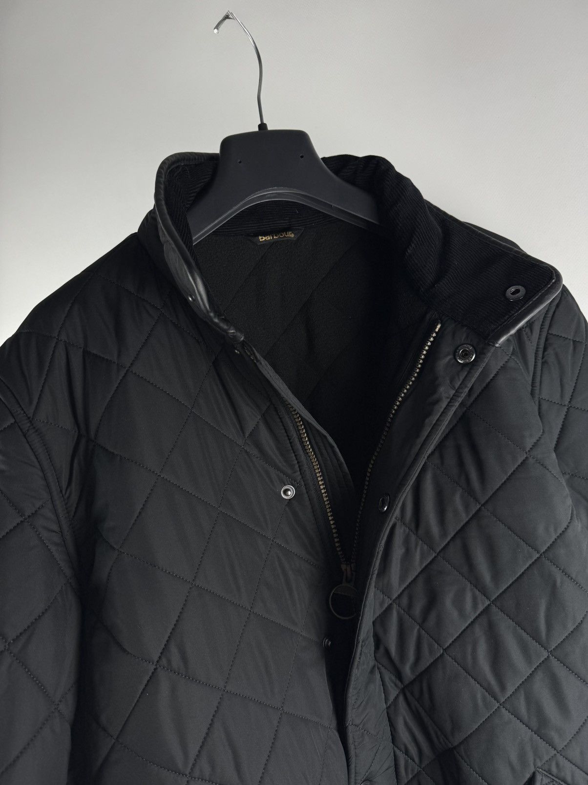 Barbour Barbour Powell Quilt Jacket Black Diamond Quilted Jacket Size US M / EU 48-50 / 2 - 2 Thumbnail