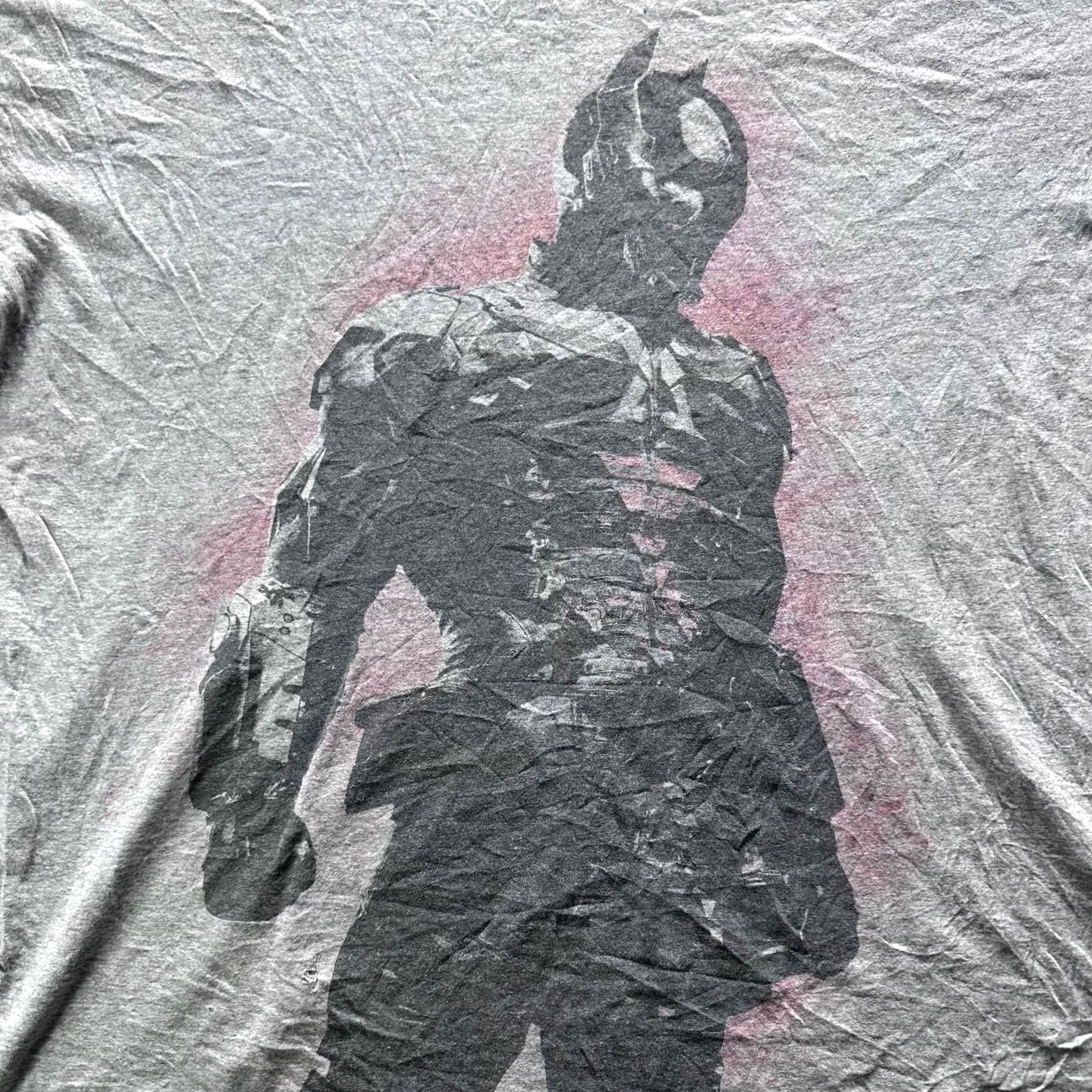 Vintage Batman Shirt Mens M Gray Graphic Tee Crewneck Batman Logo Jersey Short Sleeve Size US M / EU 48-50 / 2 - 2 Thumbnail