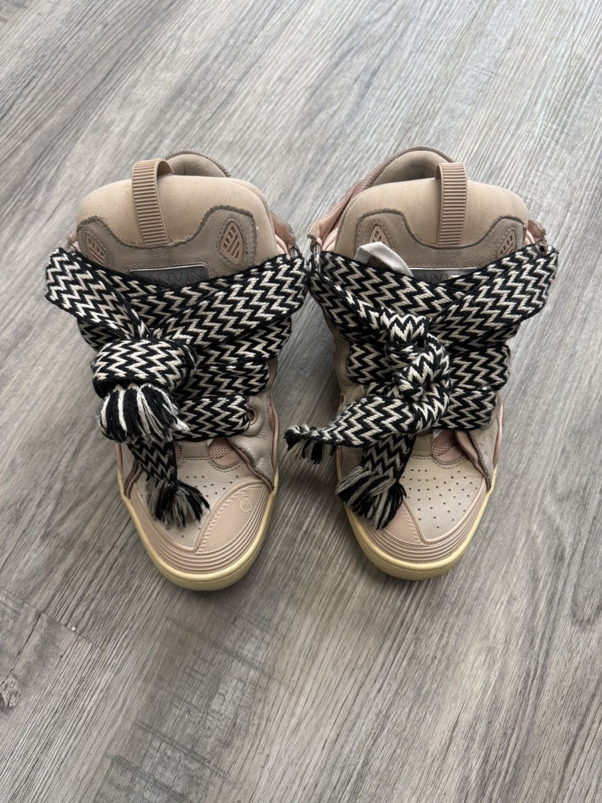 Lanvin Lanvin Curb Sneakers - Pale Pink Size US 10 / EU 43 - 2 Thumbnail