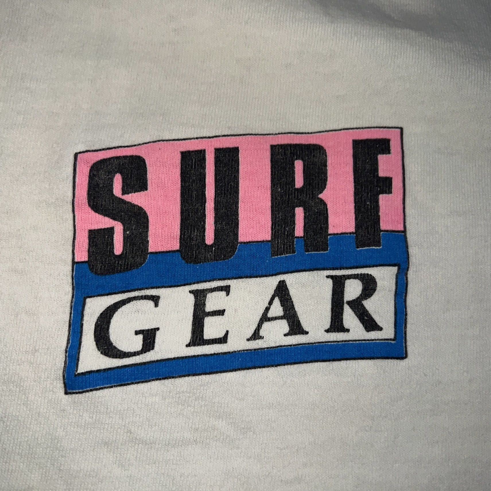 Vintage VINTAGE Surf Gear Muscle Shirt Mens Size M Beige 1980s T-Shirt Mens Size US M / EU 48-50 / 2 - 2 Thumbnail