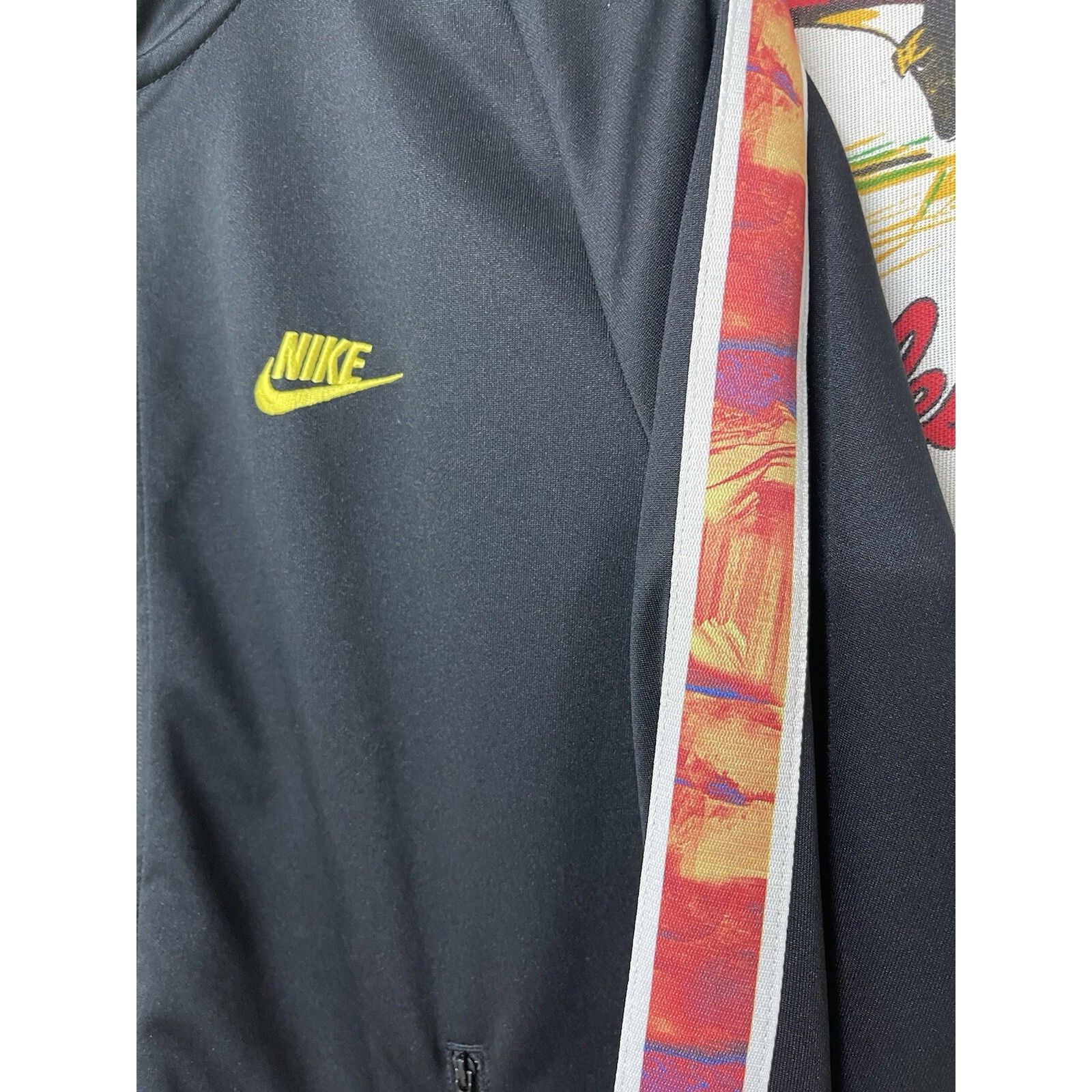 Nike VTG Nike Sportswear Organic Distortion Tribute Track Jacket Size US M / EU 48-50 / 2 - 2 Thumbnail