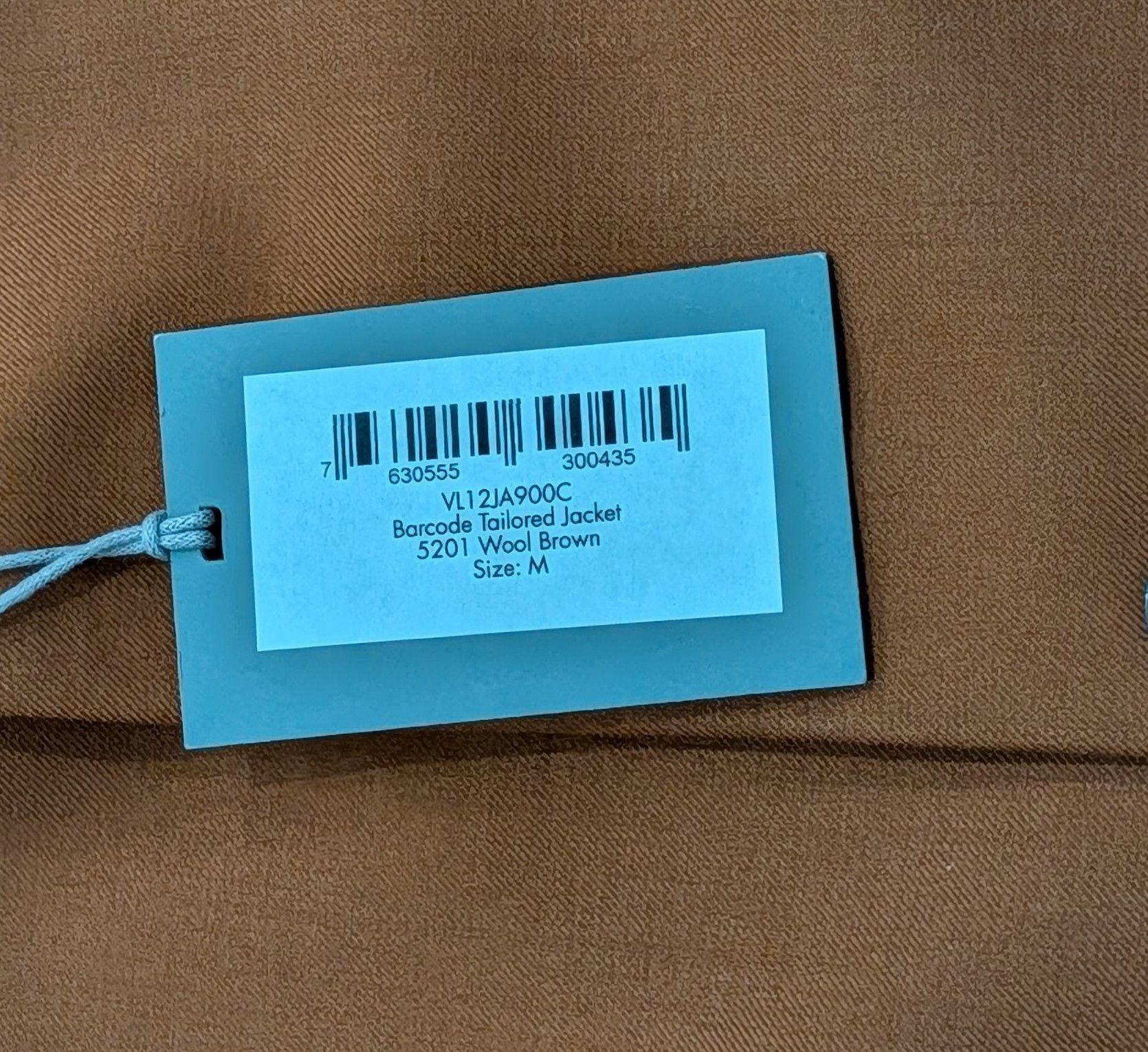 VTMNTS VTMNTS Barcode Wool Tailored Blazer Brown Medium Size 40R - 9 Thumbnail