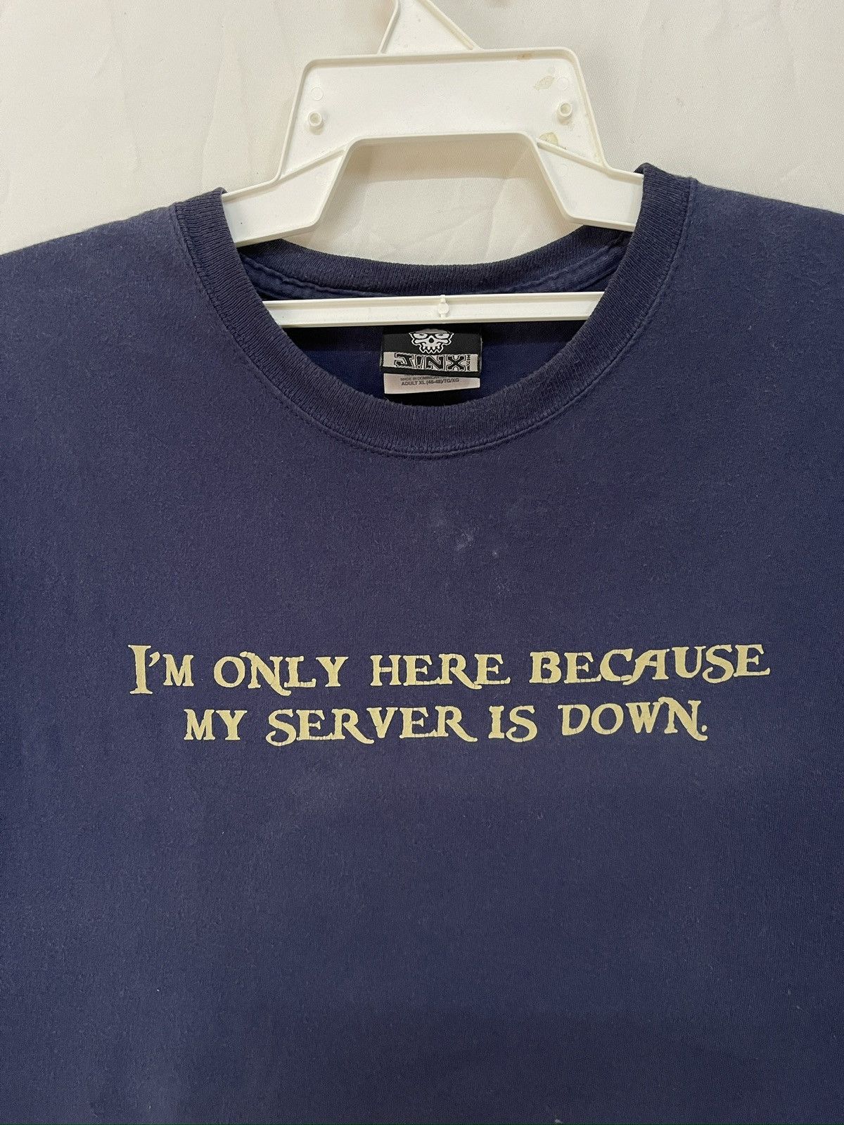 Vintage Vintage JINX Server Is Down T shirt Size US XL / EU 56 / 4 - 4 Thumbnail