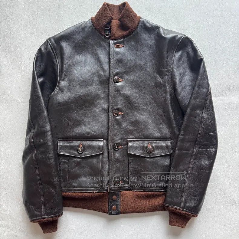 The Real McCoy's The Real McCoys A1 Flight Jacket A1 Leather Jacket Size US L / EU 52-54 / 3 - 1 Thumbnail