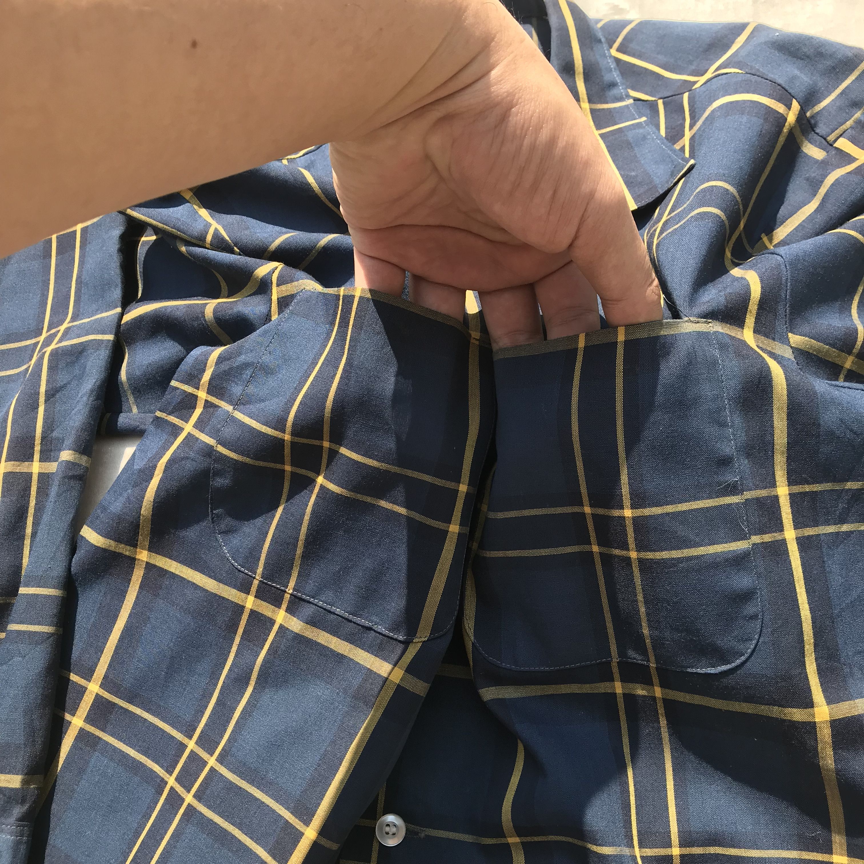 Sears × Vintage Vintage Sears Usa Perma-Prest Windowpane Shirt never need Size US M / EU 48-50 / 2 - 5 Thumbnail