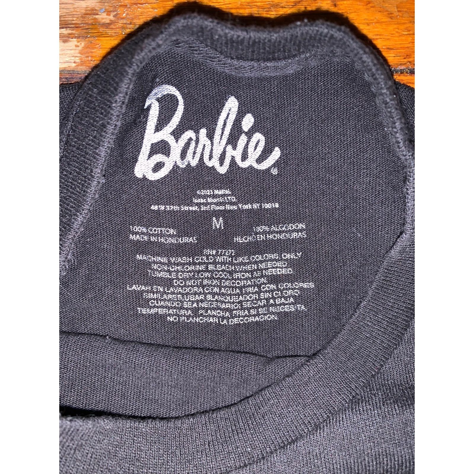 Other Barbie Logo T Shirt Medium Black Pink Graphic Tee Barbiecore Size M / US 6-8 / IT 42-44 - 4 Thumbnail