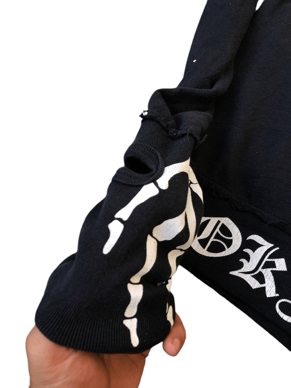 Japanese Brand × Vintage Japanese Brand Tokyo Punk Skeleton Zipper Hoodie Size US M / EU 48-50 / 2 - 15 Thumbnail