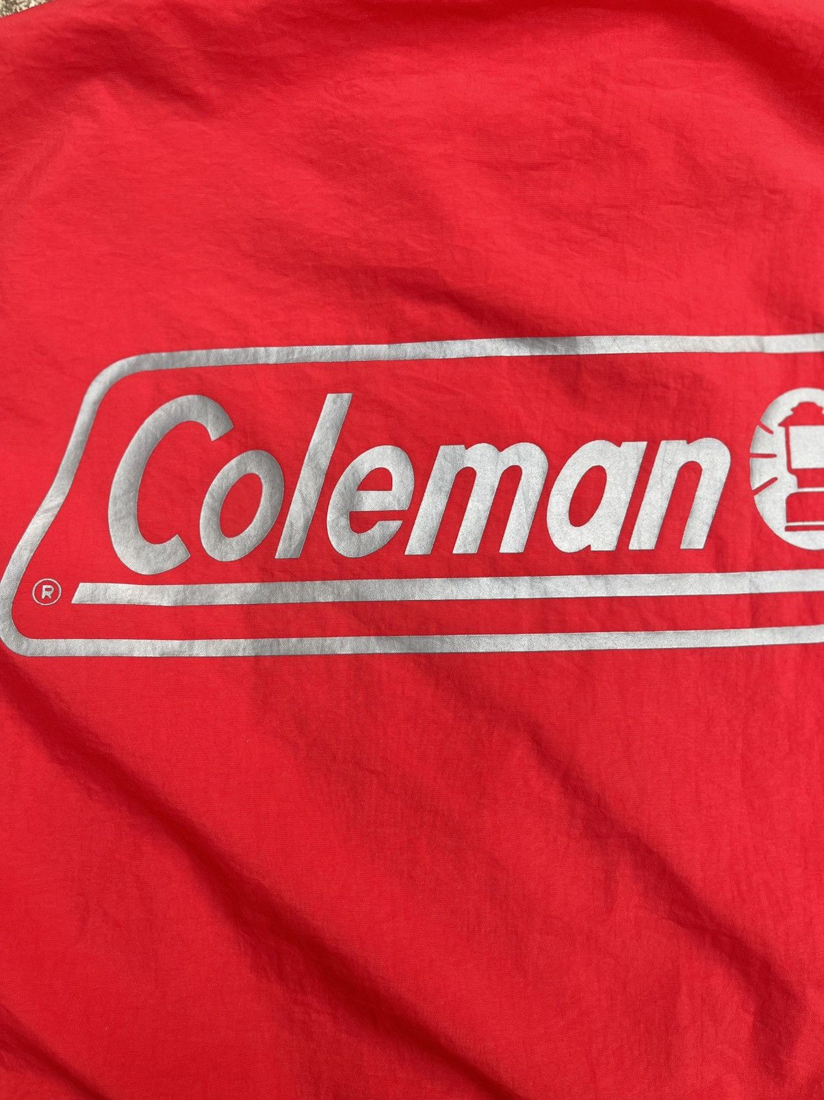 Coleman × Japanese Brand Coleman Outdoor Windbreaker - Bold Red Camping Essential Size US M / EU 48-50 / 2 - 5 Thumbnail