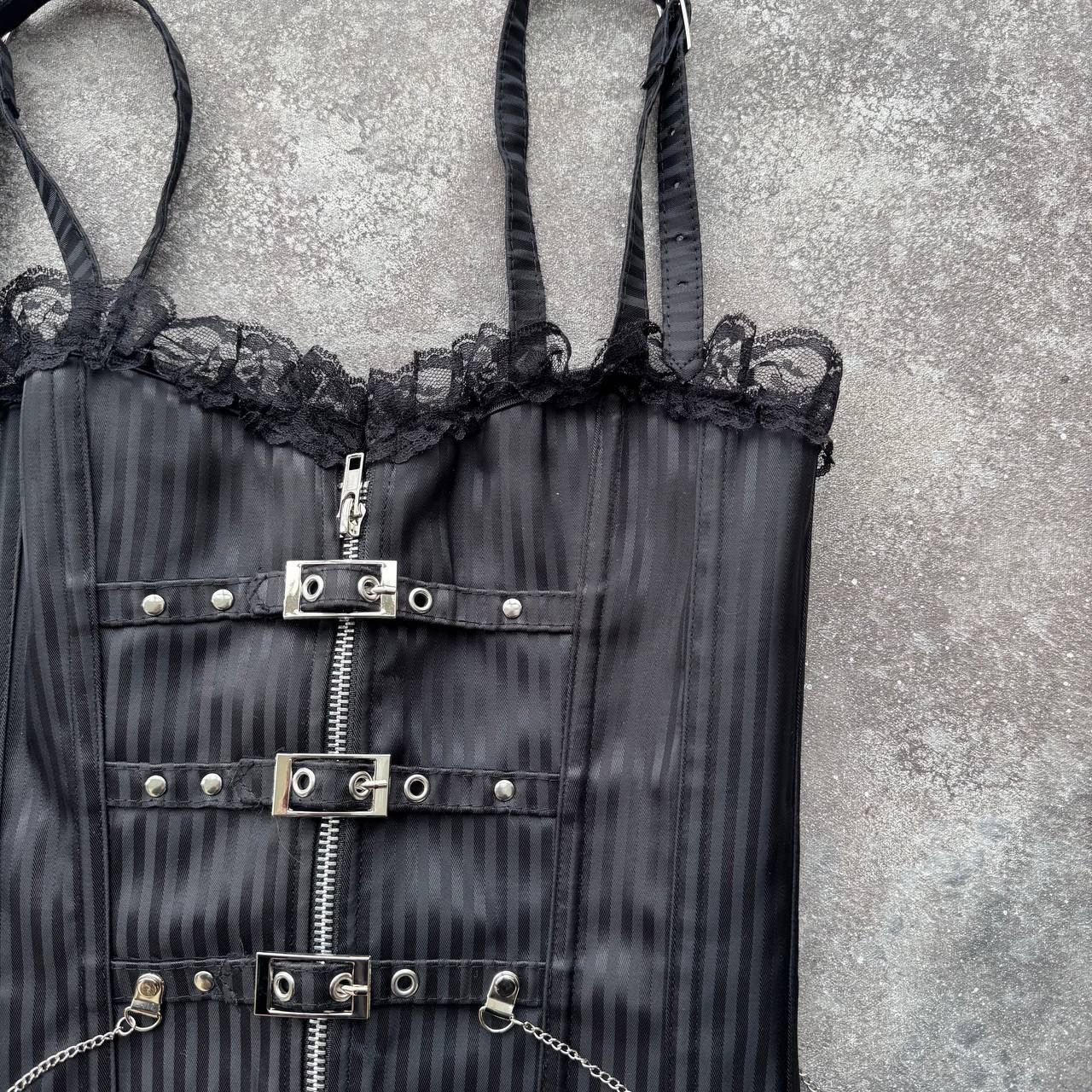 20471120 Amazing Gothic Super Sexy Corset Top Size M / US 6-8 / IT 42-44 - 5 Thumbnail
