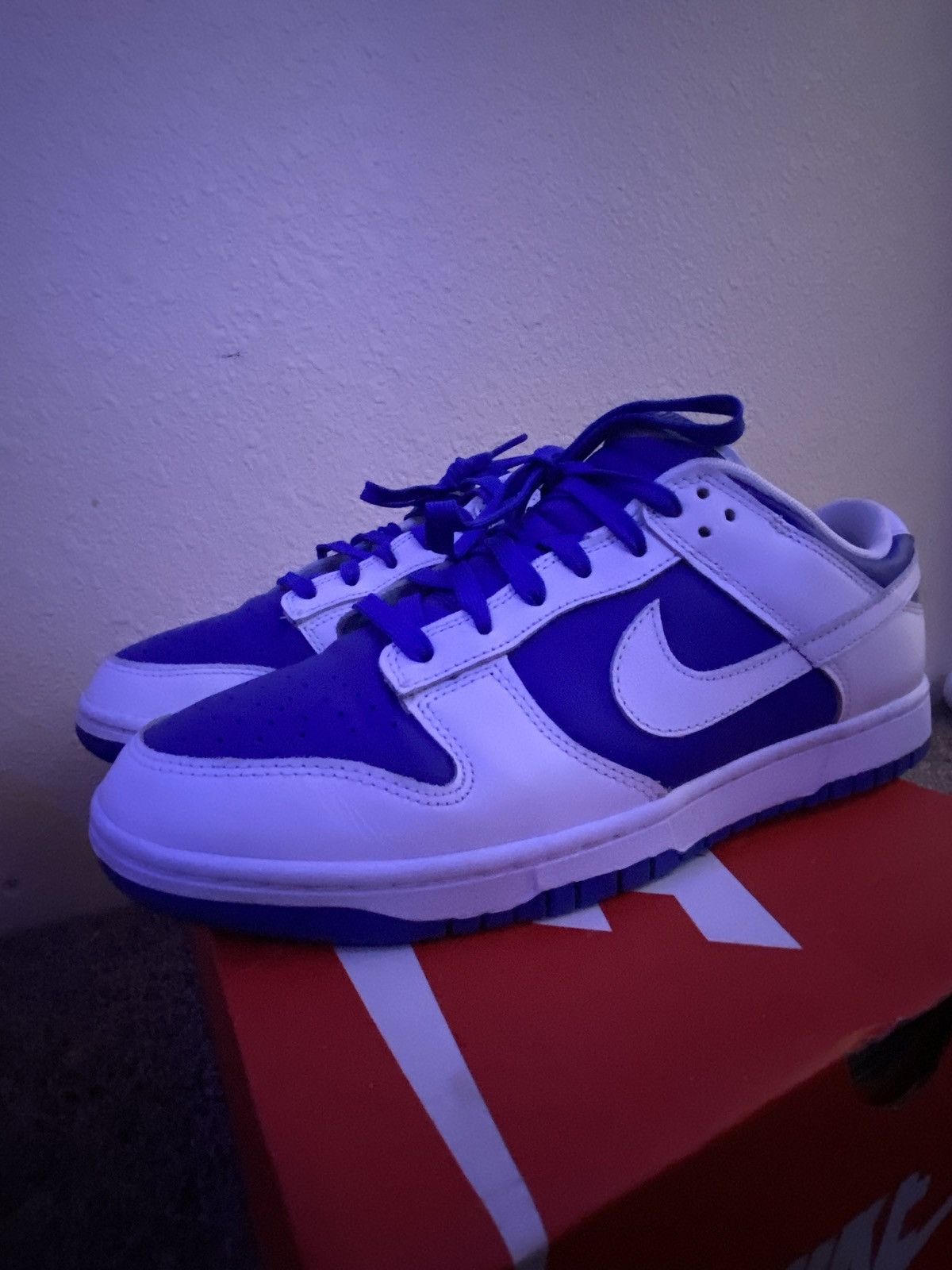 Nike Nike Dunk Racer Blue White Size US 10.5 / EU 43-44 - 1 Thumbnail