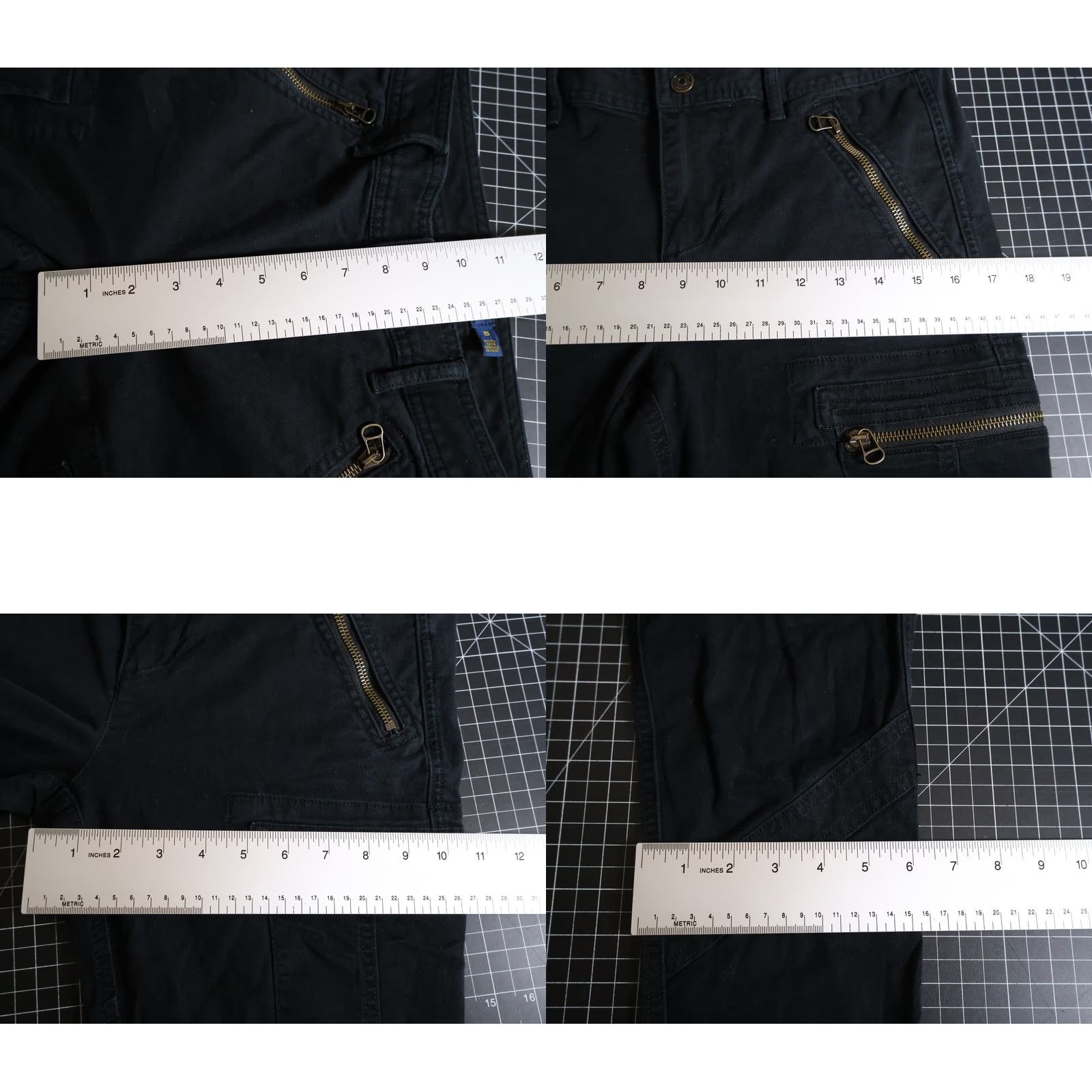 Polo Ralph Lauren Polo Ralph Lauren Pants Women's 10 Zip Cargo Black Gorpcore Military Pockets Casual Modern Size 32" / US 10 / IT 46 - 8 Thumbnail