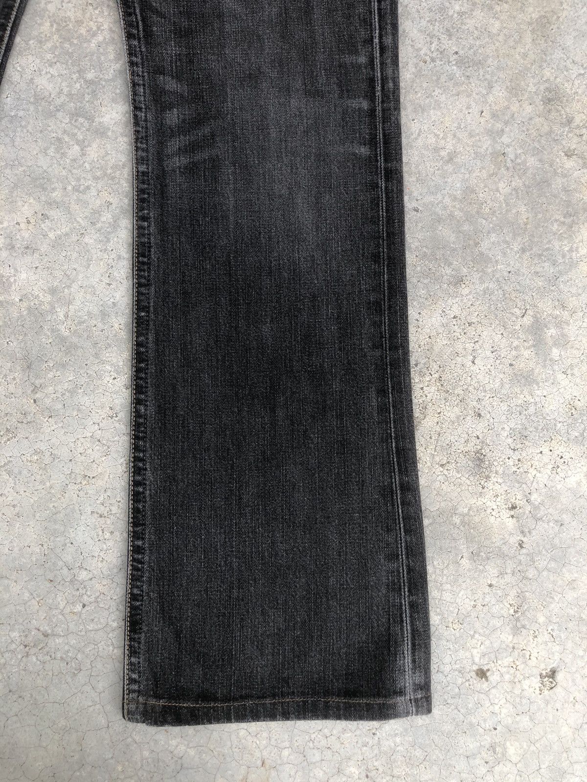 If Six Was Nine Japanese Wrangler Flared Jeans Distressed Jeans Size US 32 / EU 48 - 6 Thumbnail