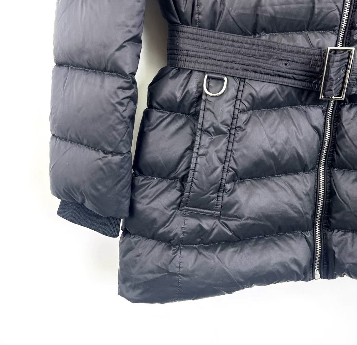 Burberry Burberry Black Hooded Mid-Length Down Jacket K12 Size M / US 6-8 / IT 42-44 - 6 Thumbnail
