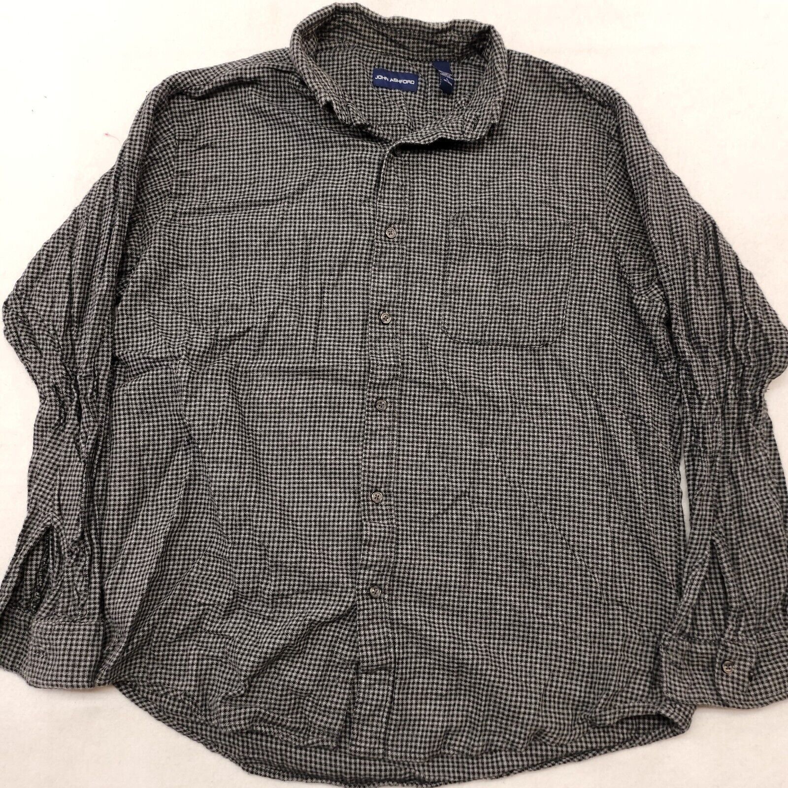 John Ashford John Ashford Button Up Shirt Adult Mens Size Large L Black Size US L / EU 52-54 / 3 - 2 Thumbnail