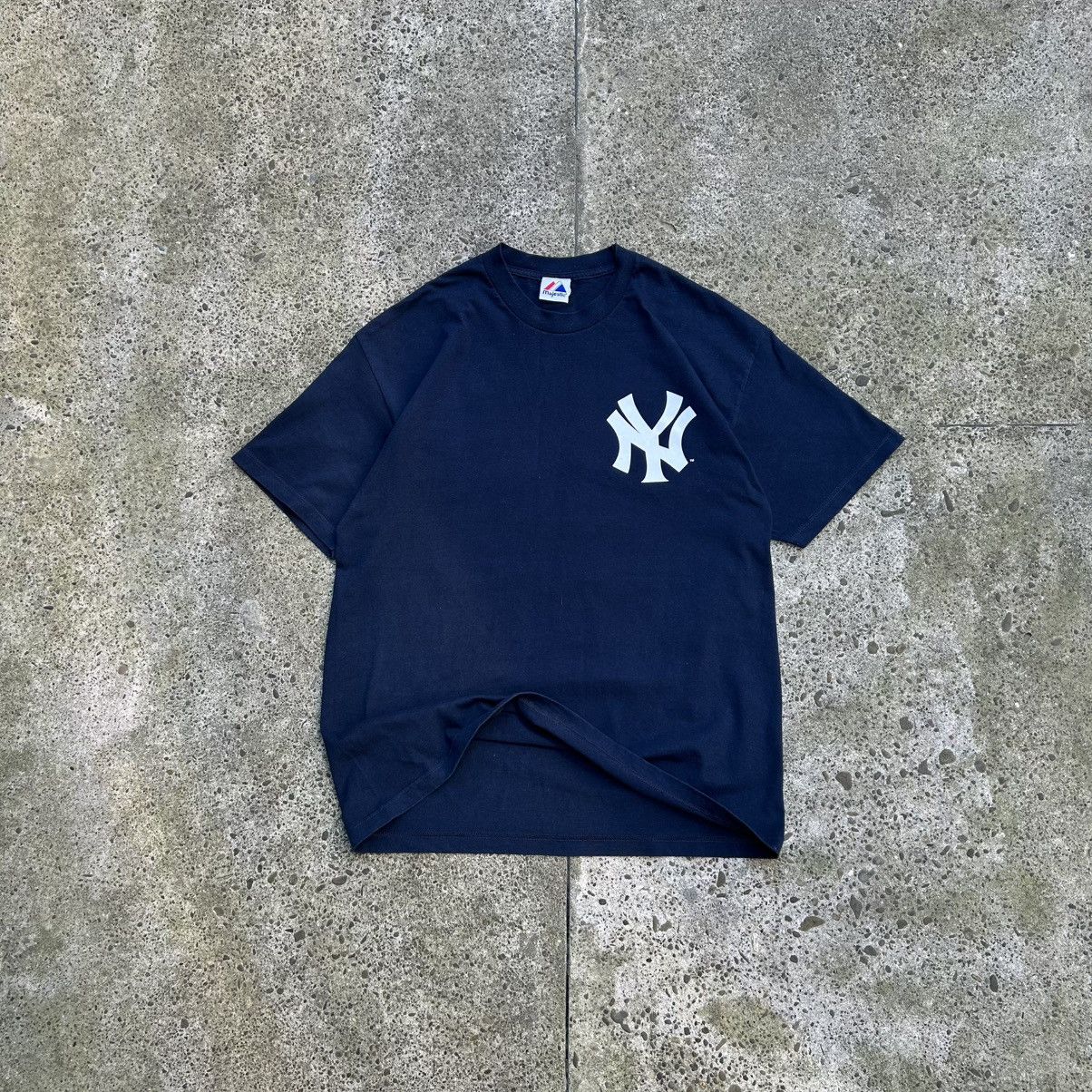 New York Yankees Vintage New York Yankees NY #34 Burnett T Shirt Size US XL / EU 56 / 4 - 2 Thumbnail